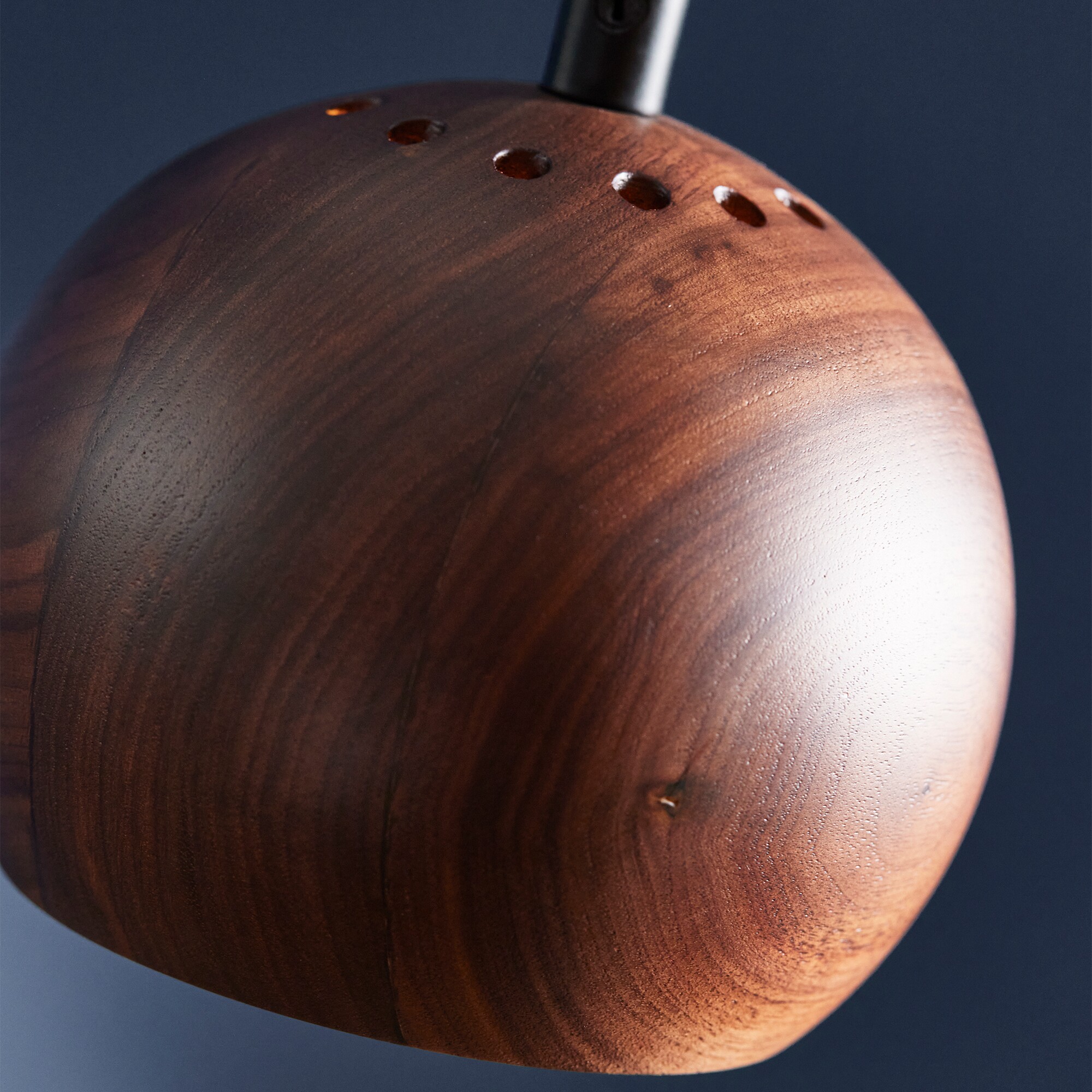Ball Suspension Lamp Wood Ø12cm