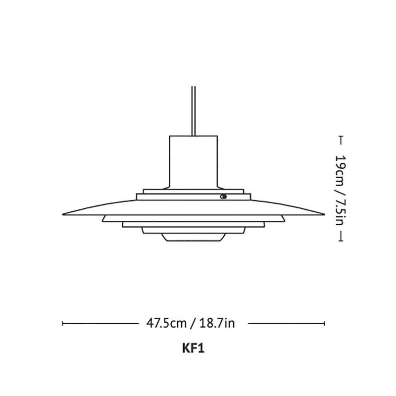 P376 KF1 Suspension Lamp