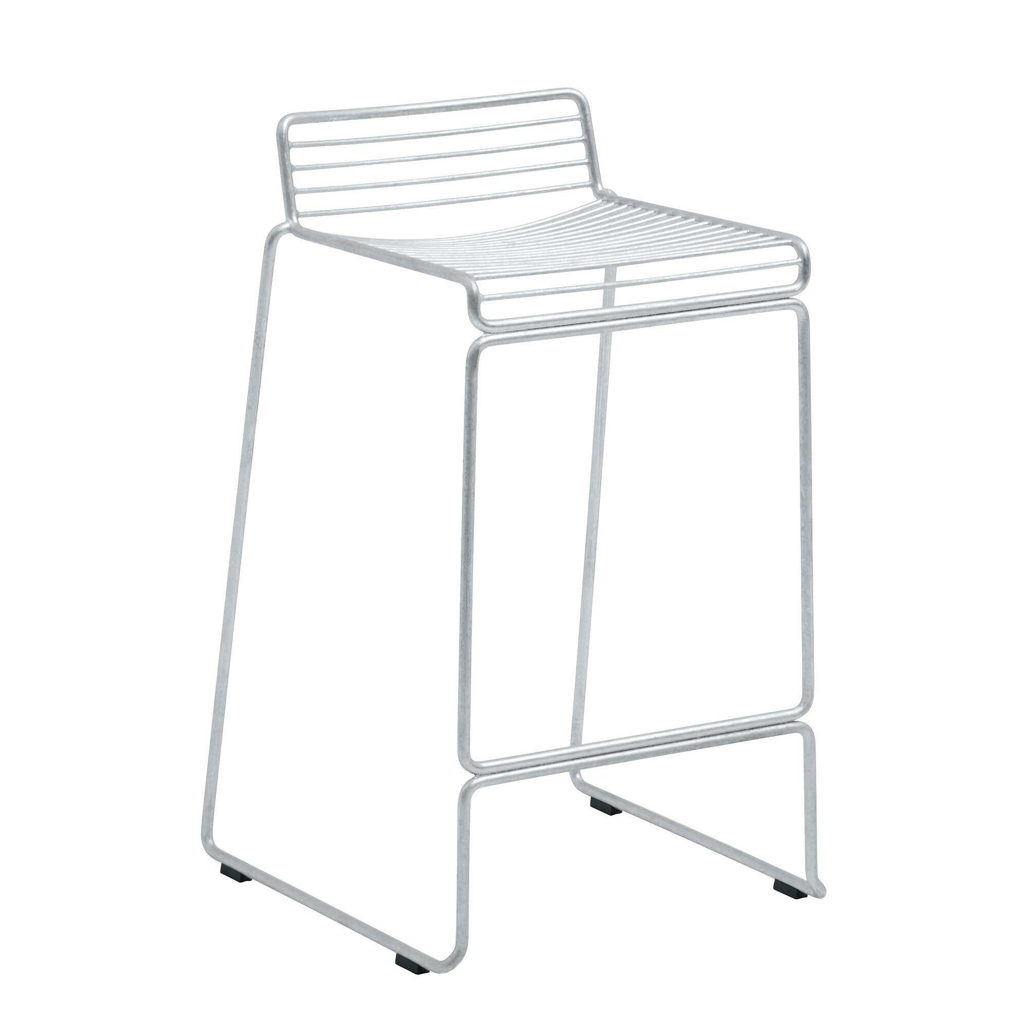Hee Bar Stool Low Hot Galvanised