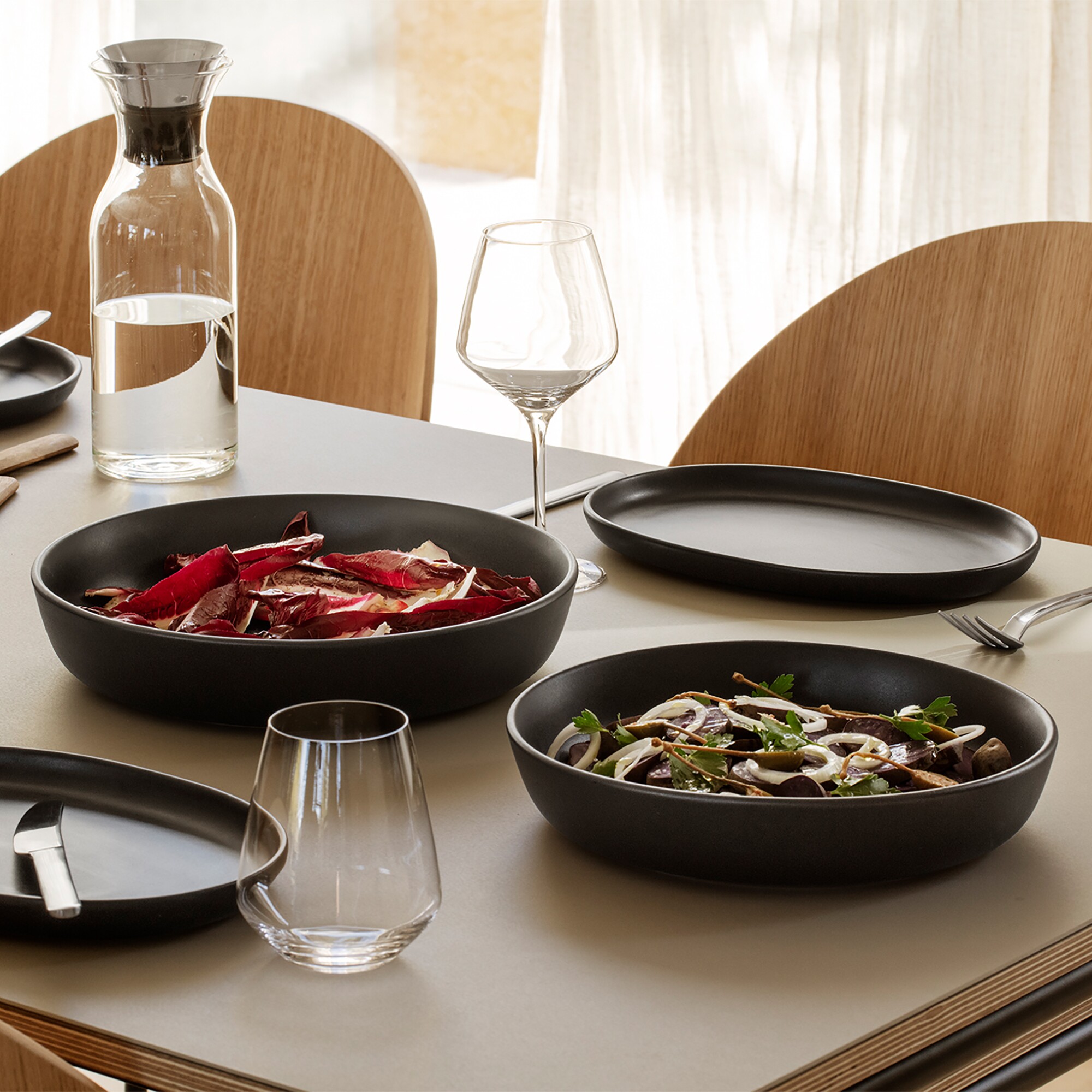 Nordic Kitchen Salad Bowl Shallow 1.4L