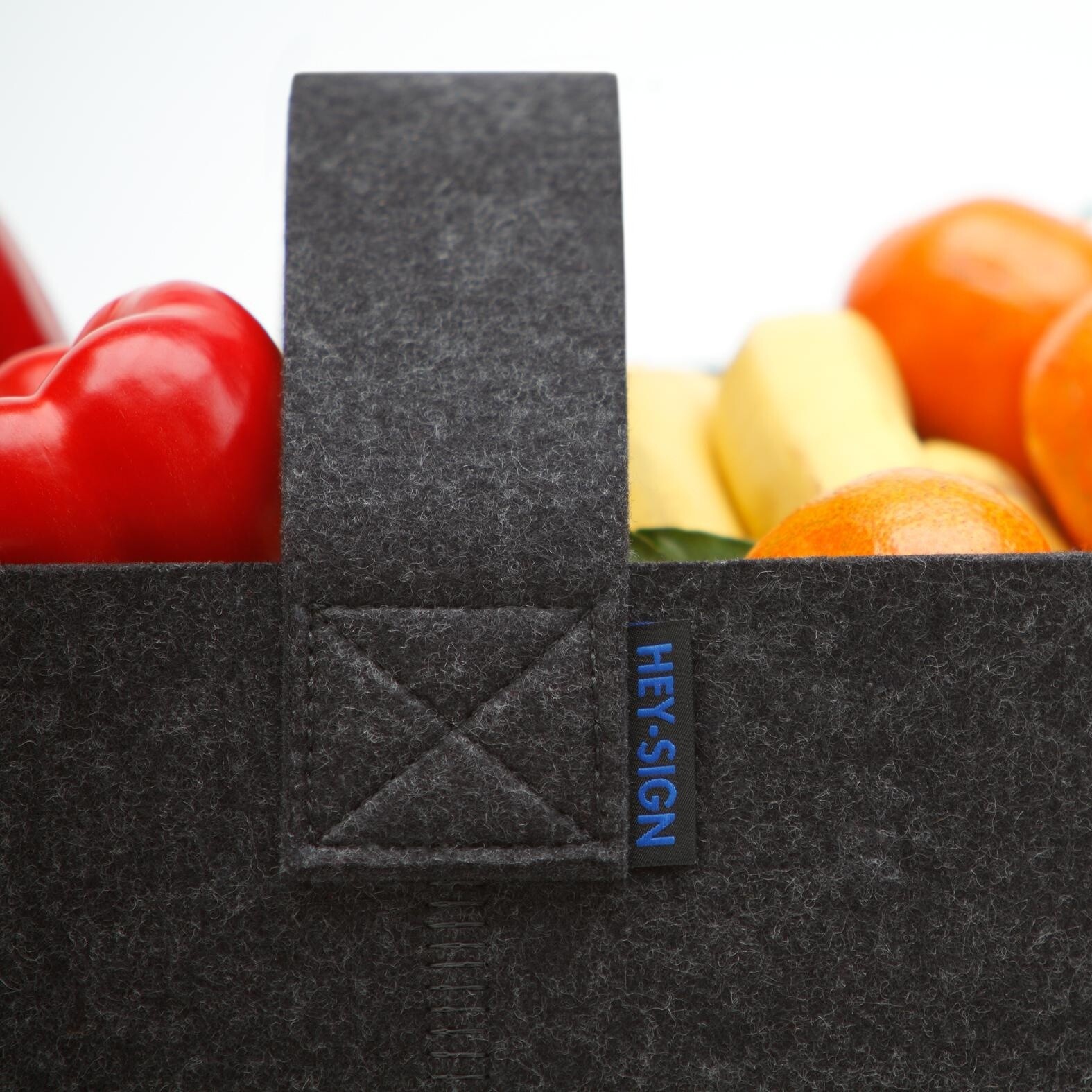 Felt Fire Wood Basket 48x50cm