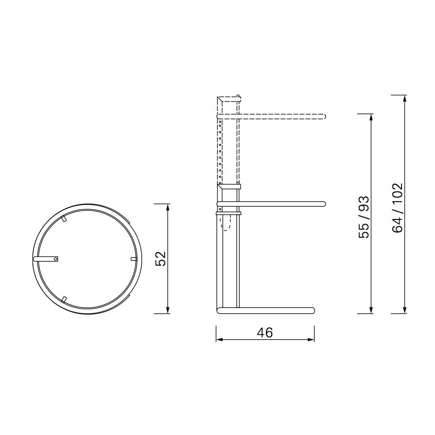 Adjustable Table E 1027