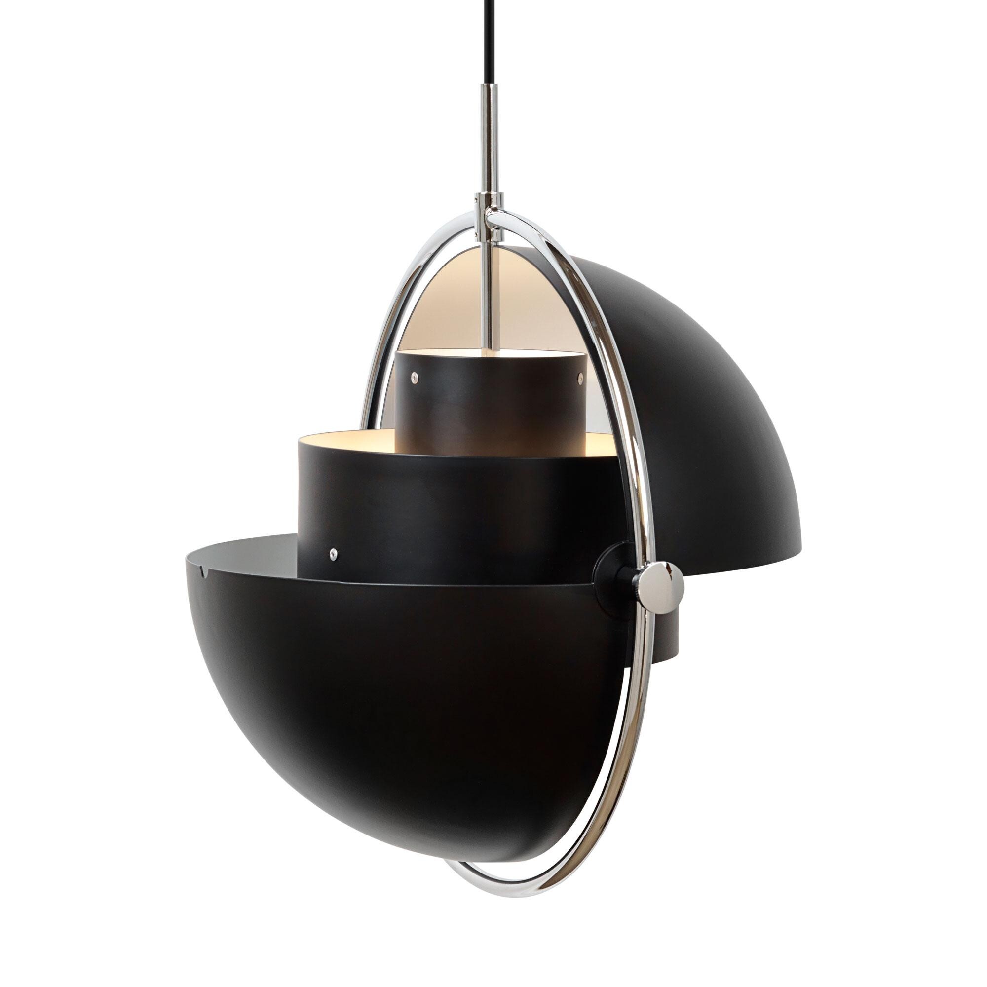 Multi-Lite Suspension Lamp Ø36cm Frame Chrome