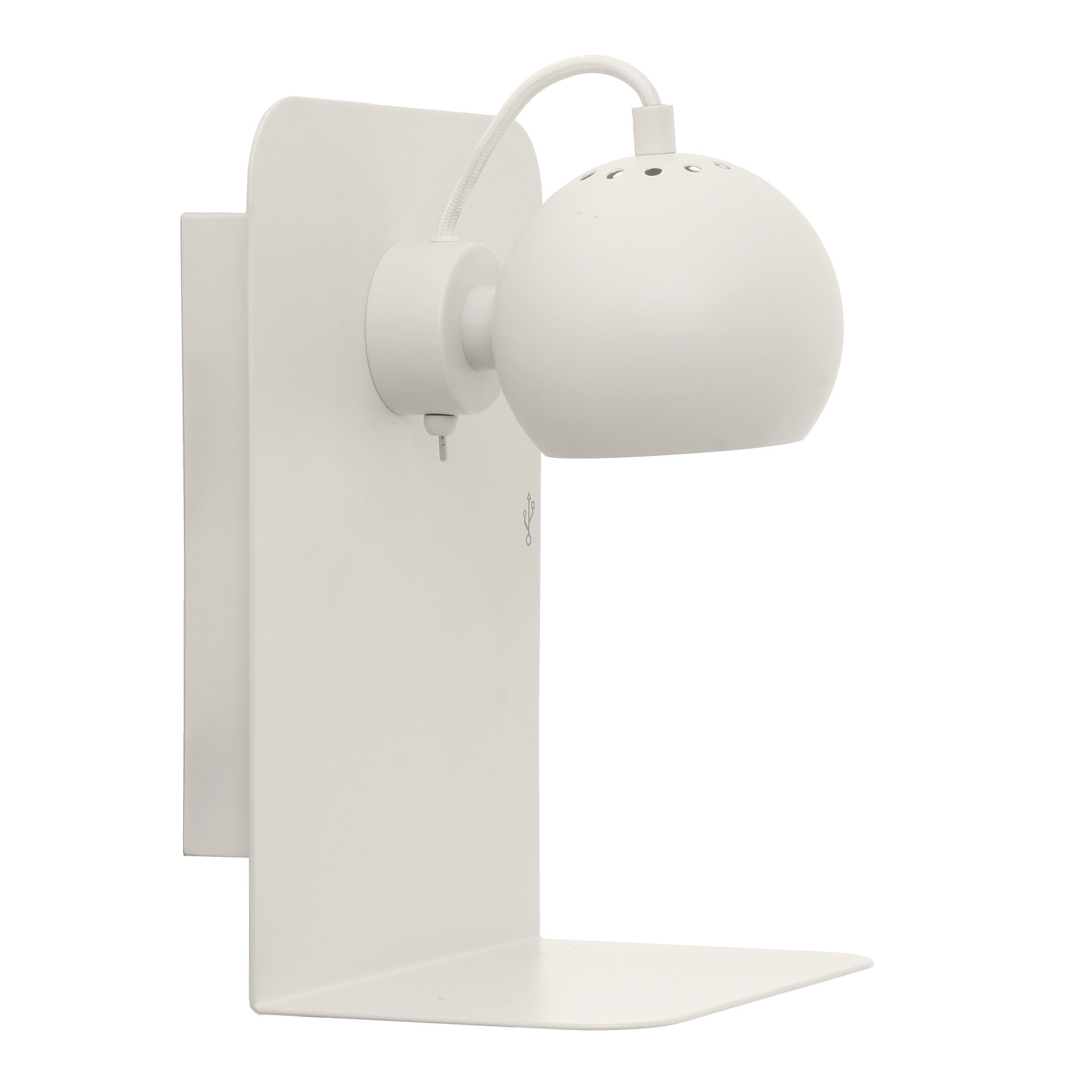 Ball Wall Lamp With USB