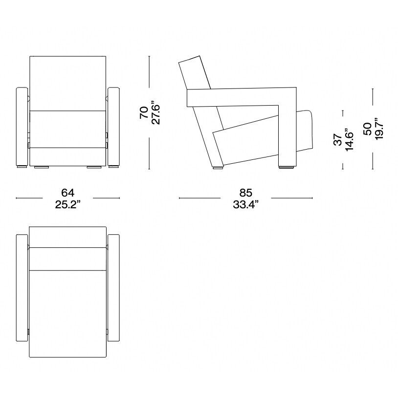 637 Utrecht Leather Chair