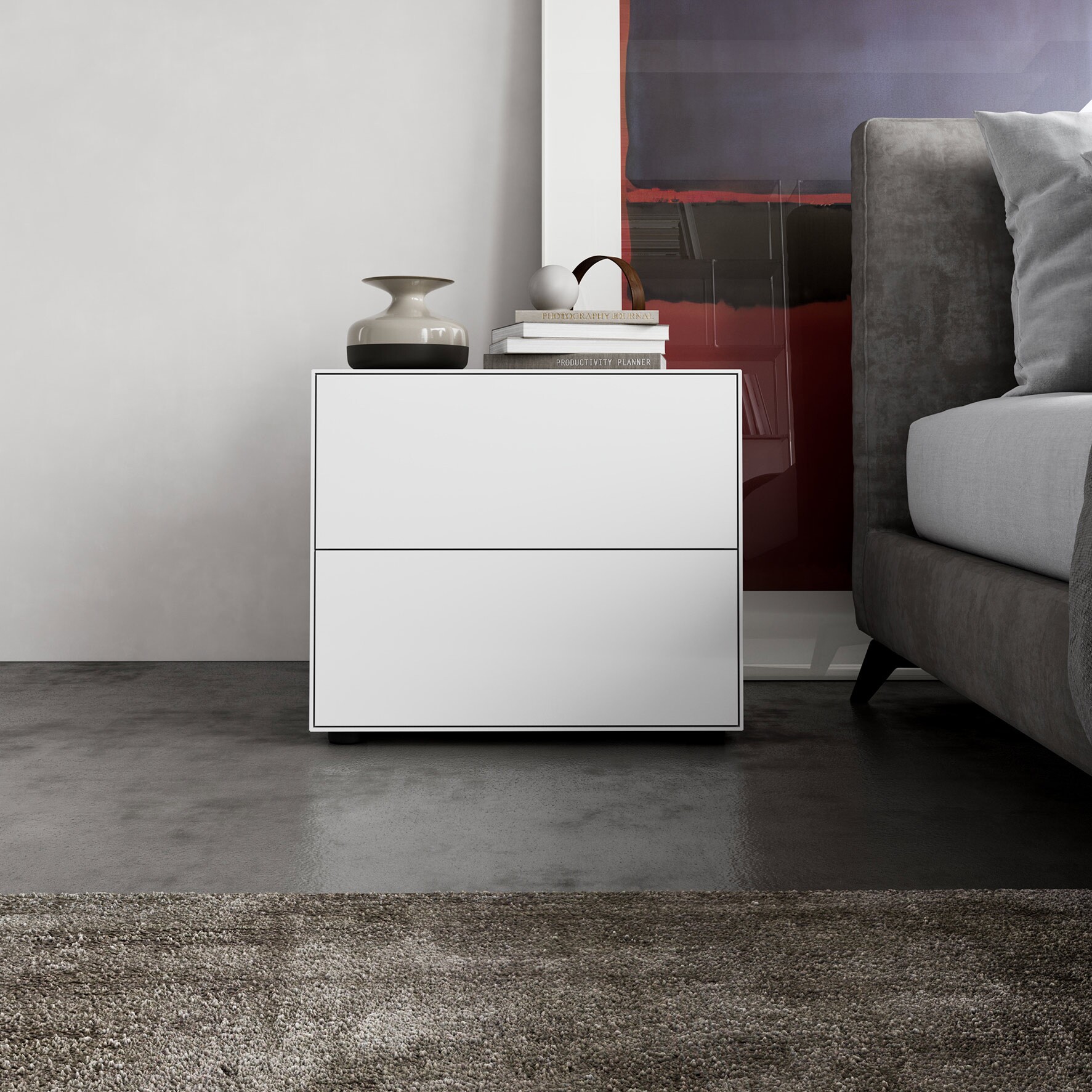 Nex Pur Box Night Table 60x50x48cm