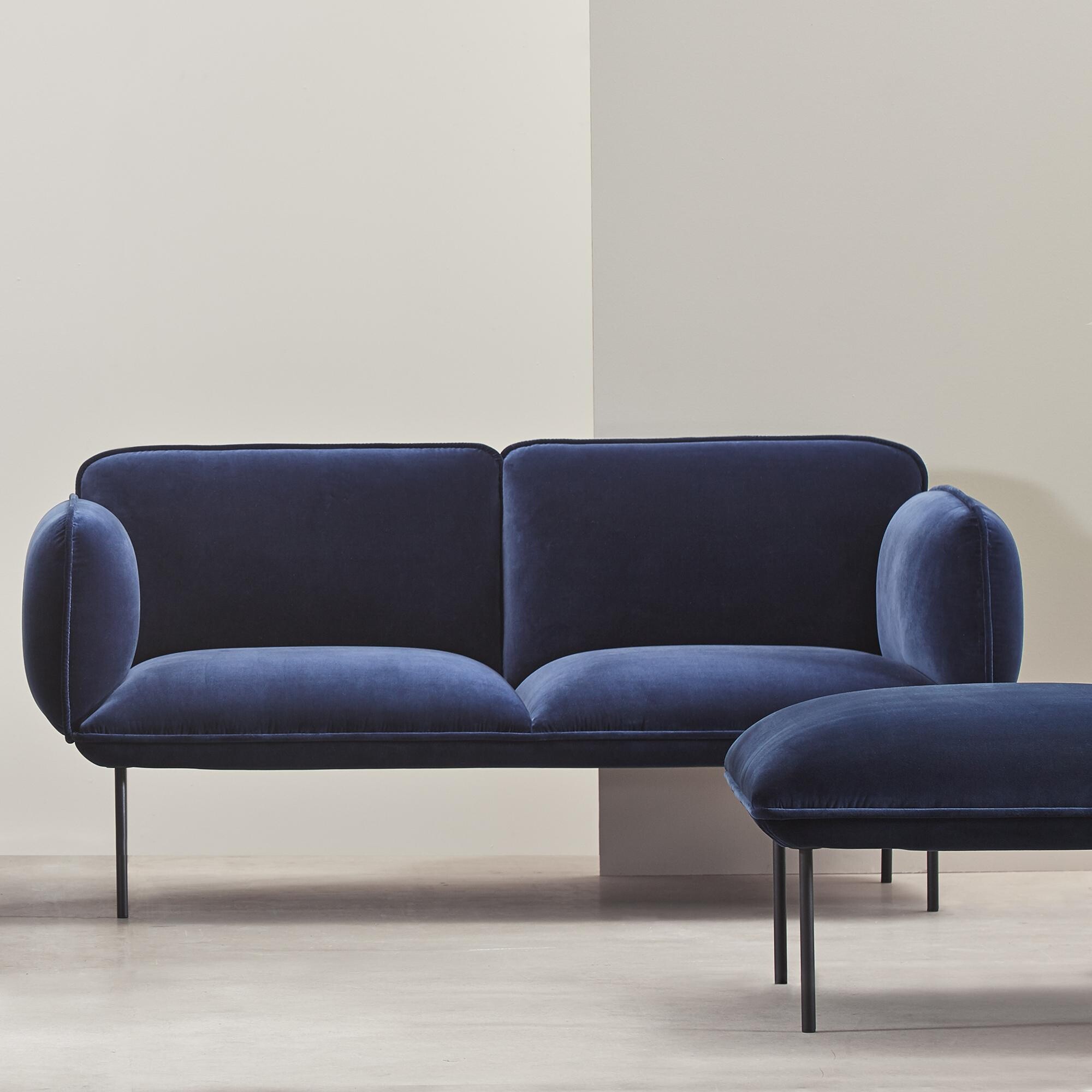 Nakki 2-Seater Fabric Sofa