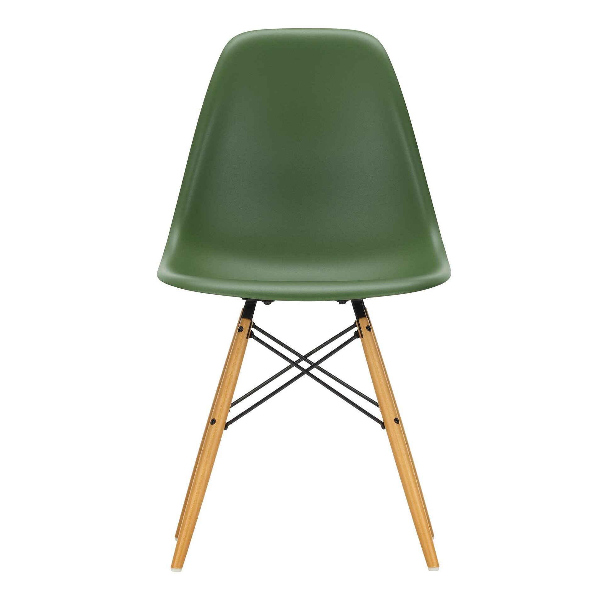 Eames Plastic Side Chair DSW RE Golden Maple