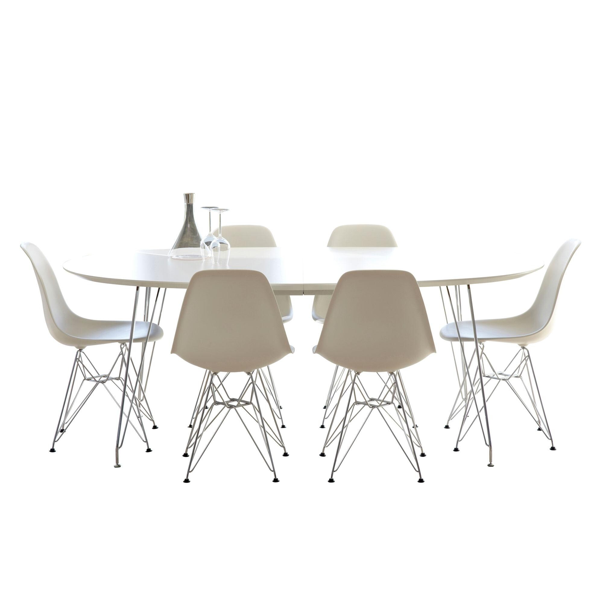 DK10 Dining Table Extentable Frame Chrome