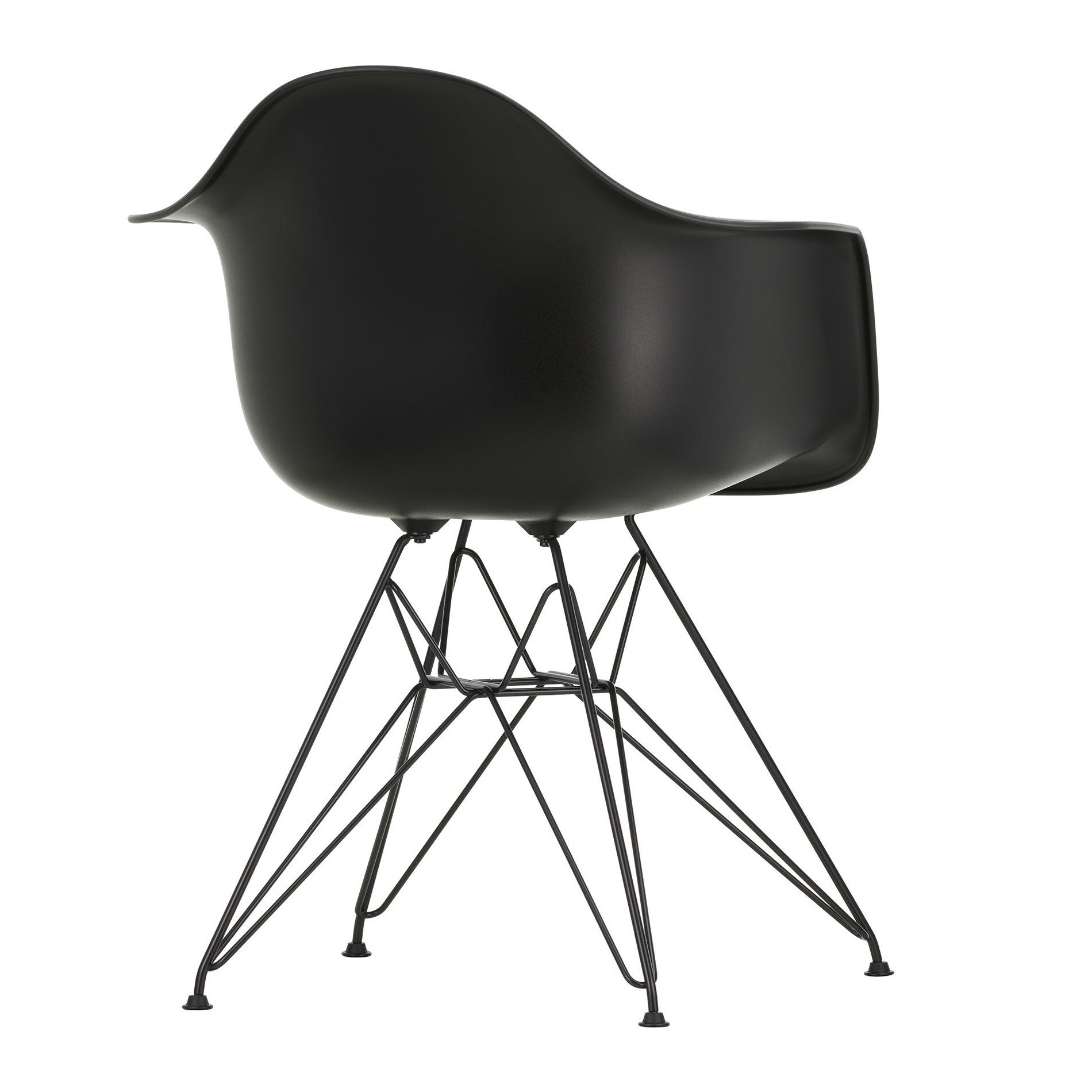 Eames Plastic Armchair DAR RE Black Base