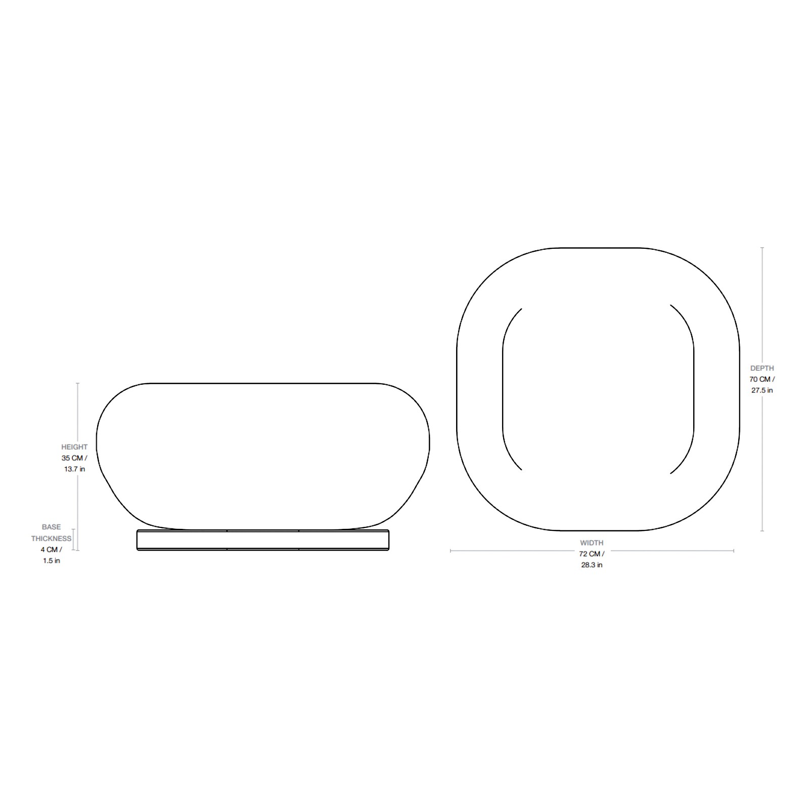 Pacha Outdoor Swivel Ottoman