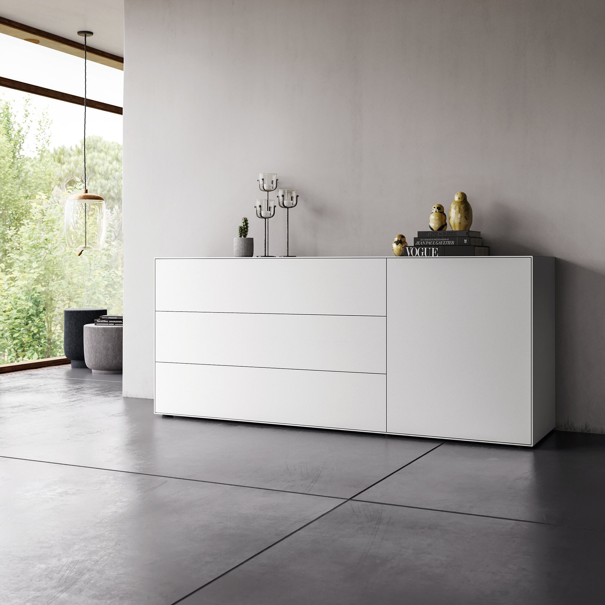 Nex Pur Box Sideboard with a Door 180x75x48cm