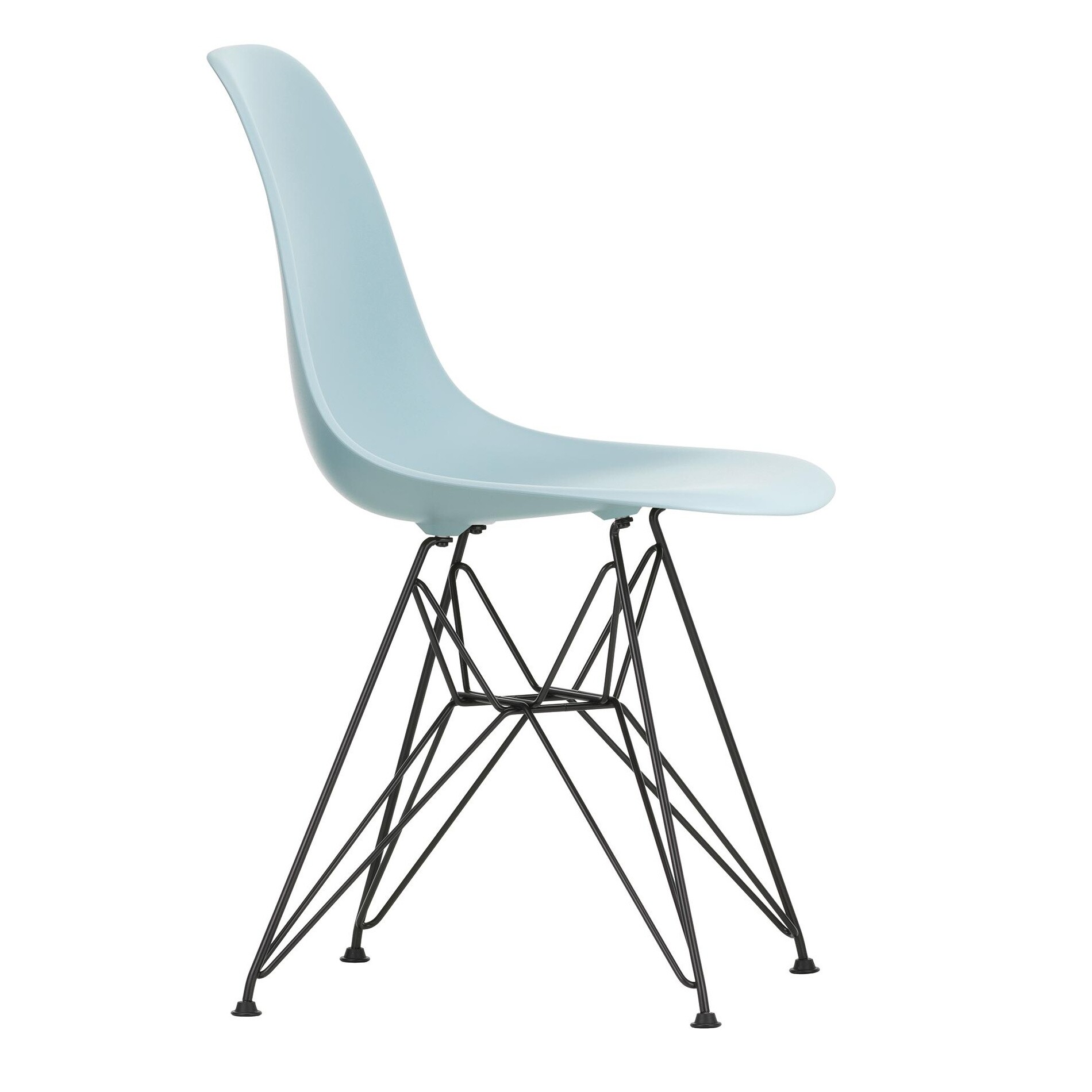 Eames Plastic Side Chair DSR RE Black Base