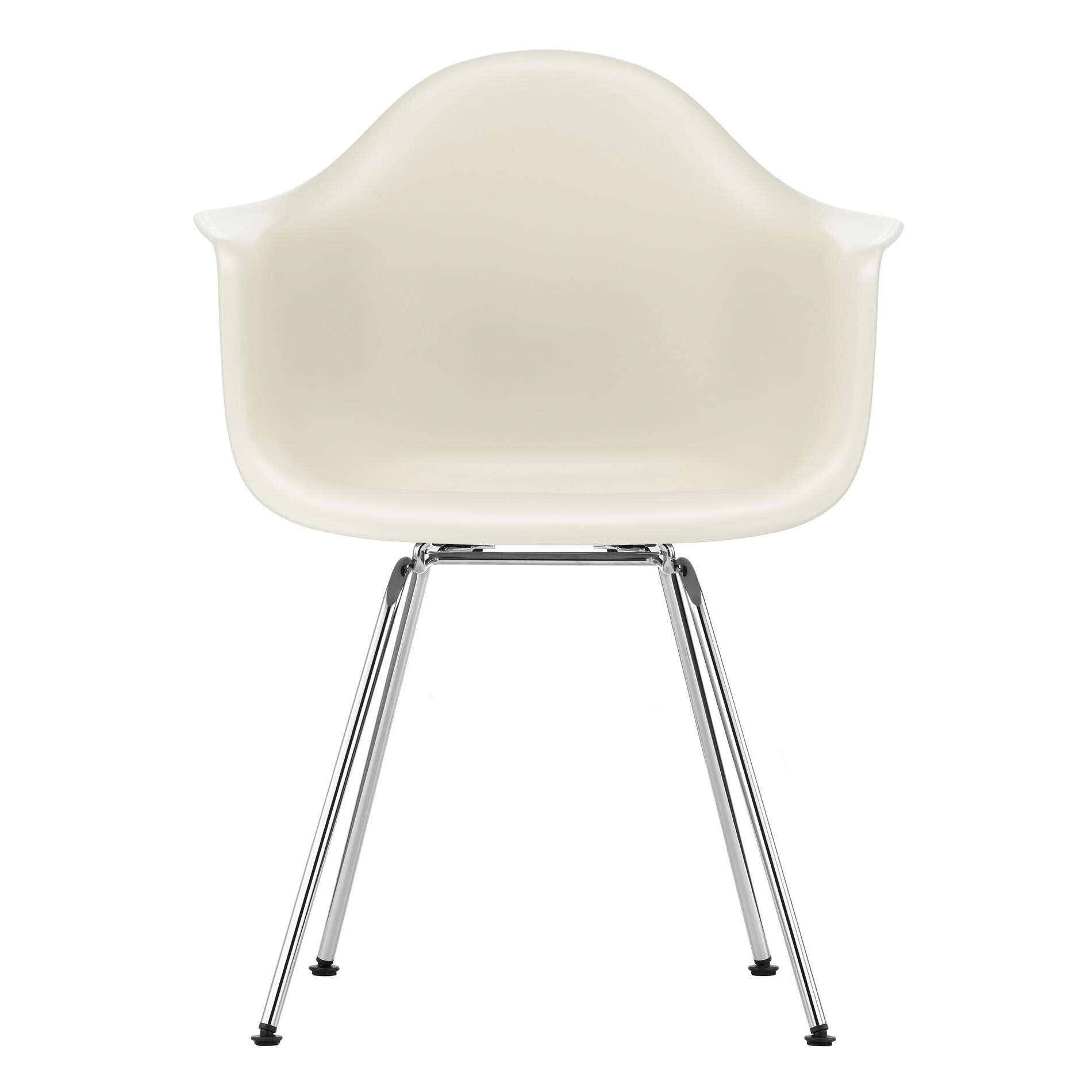 Eames Plastic Armchair DAX RE Chromed Base
