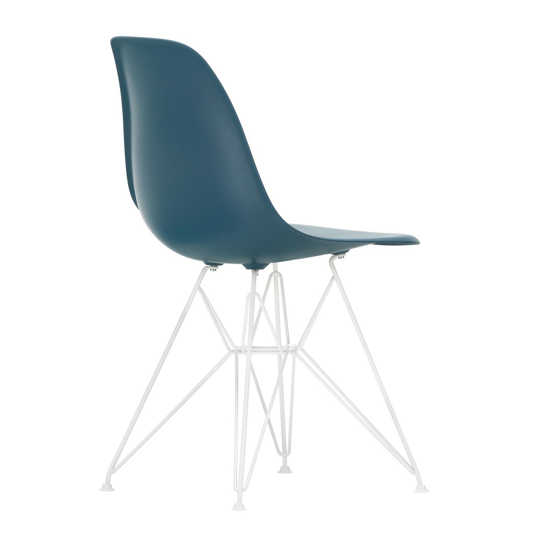 Eames Plastic Side Chair DSR RE White Base
