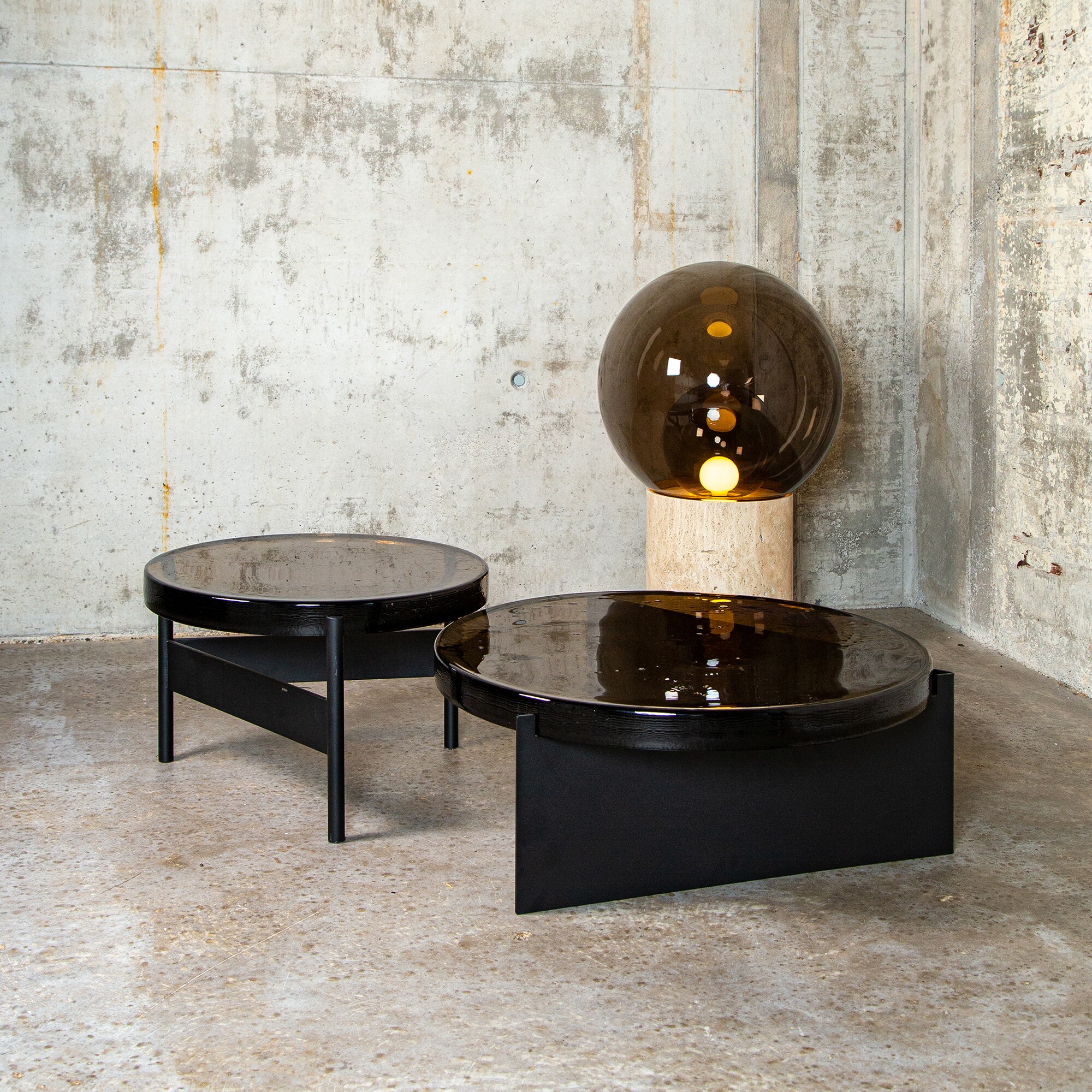 Alwa Two Big Side Table H 35cm