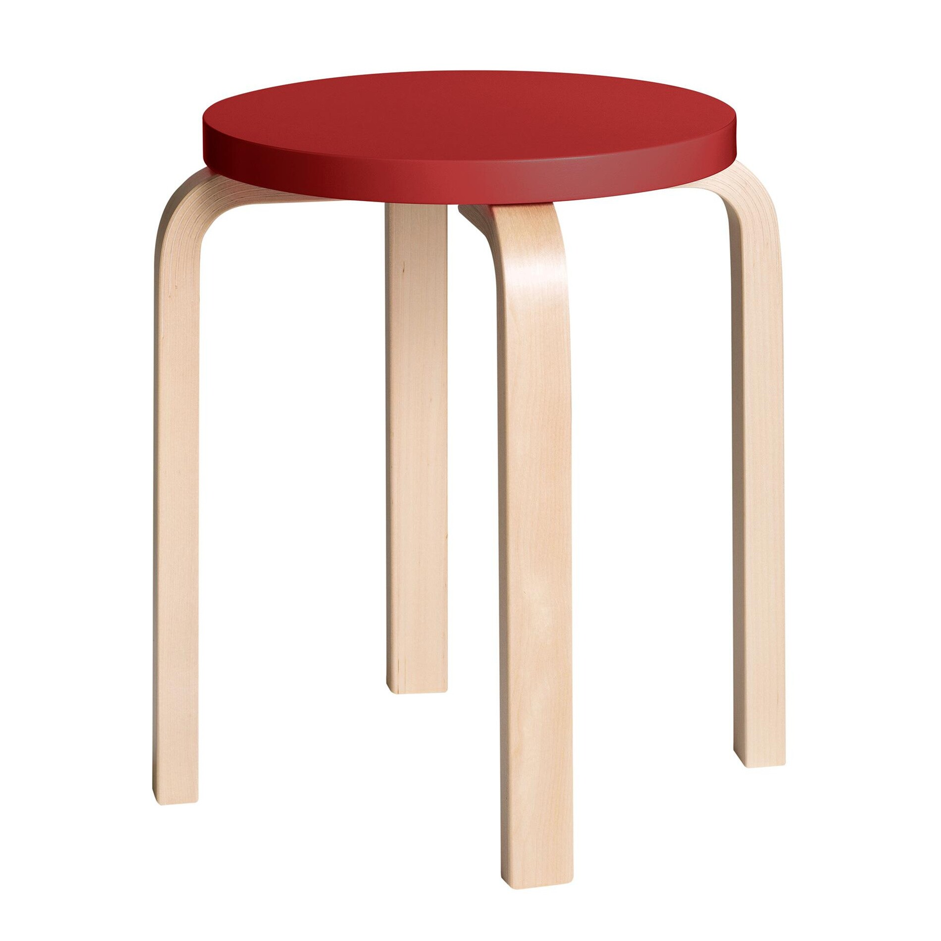 E60 Stool Clear Lacquered Base