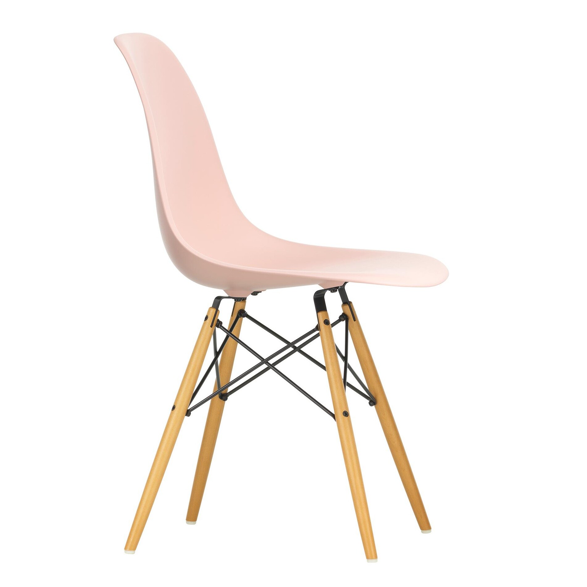 Eames Plastic Side Chair DSW RE Golden Maple