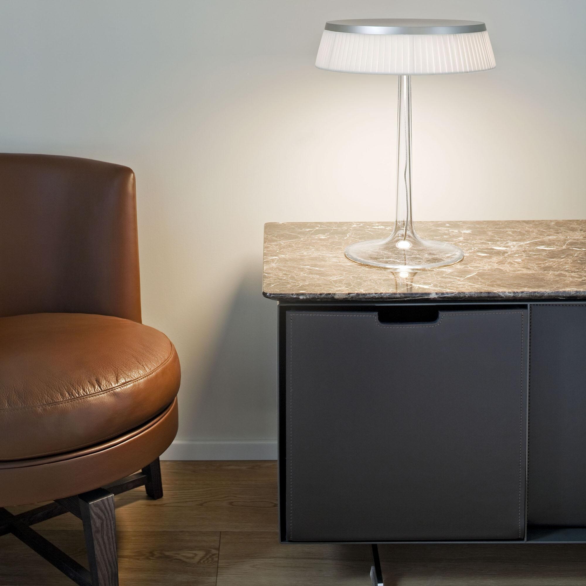 Bon Jour LED Table Lamp Chrome Matt