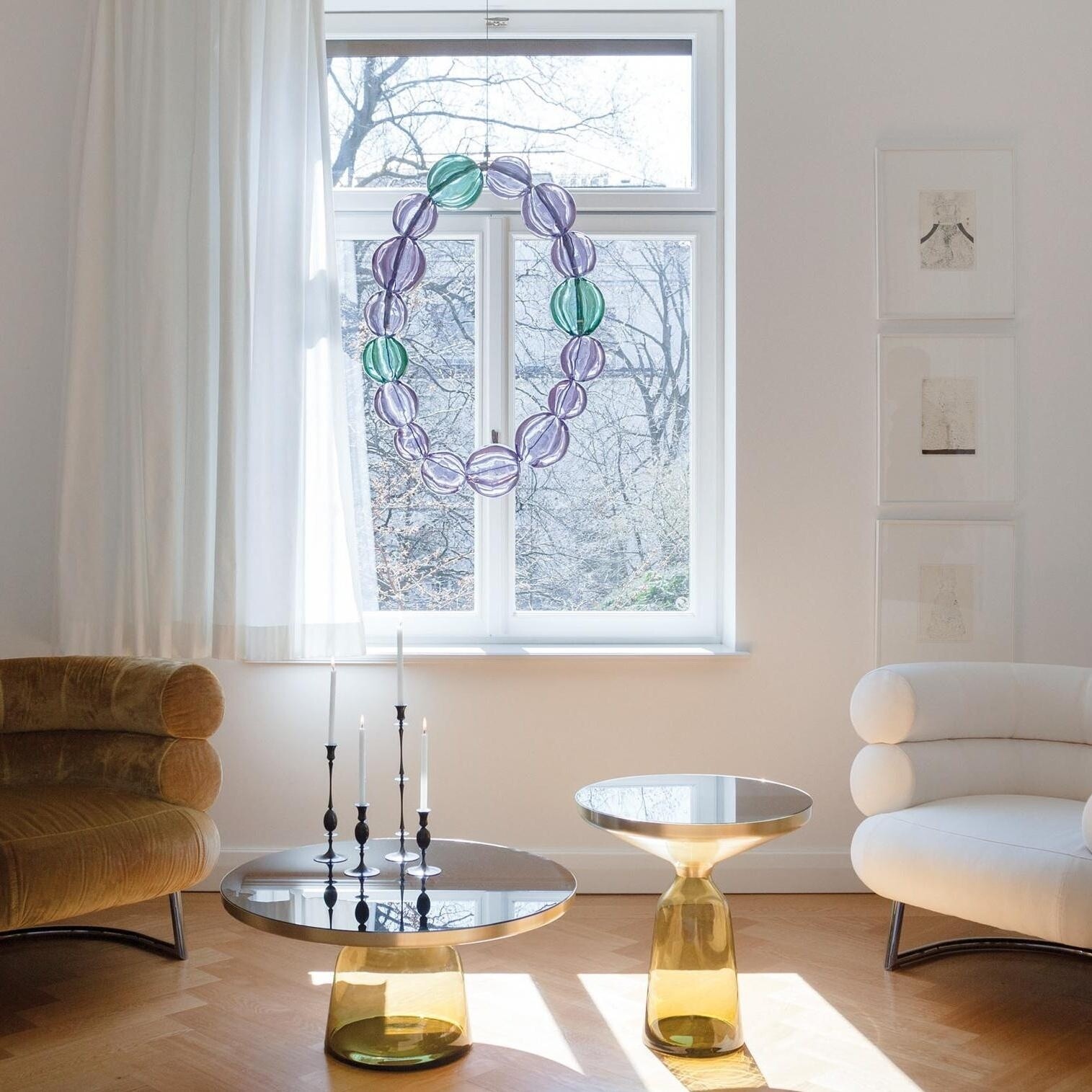 Bibendum Armchair Frame Chrome