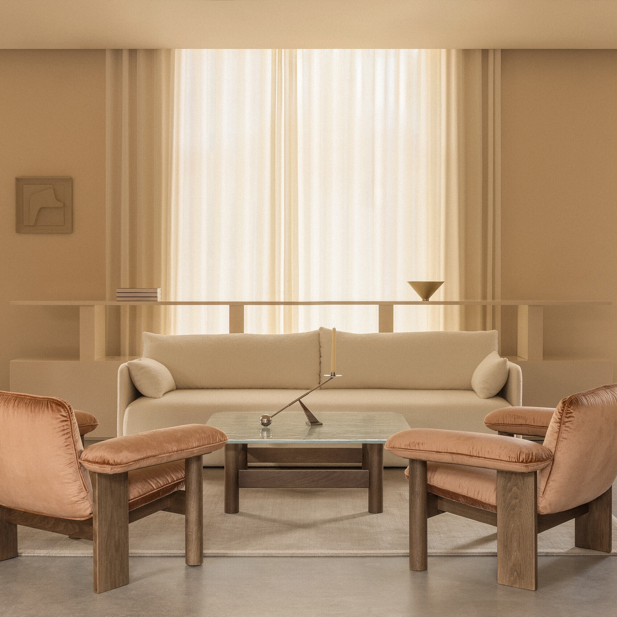 Brasilia Lounge Side Table