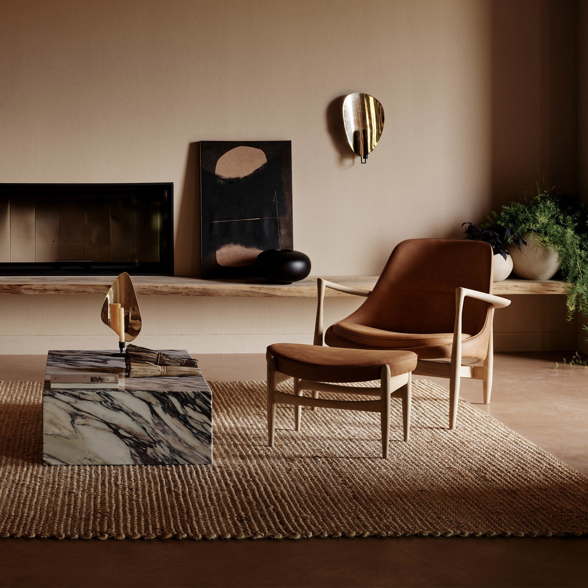 Flambeau Wall Candle Holder H 34cm