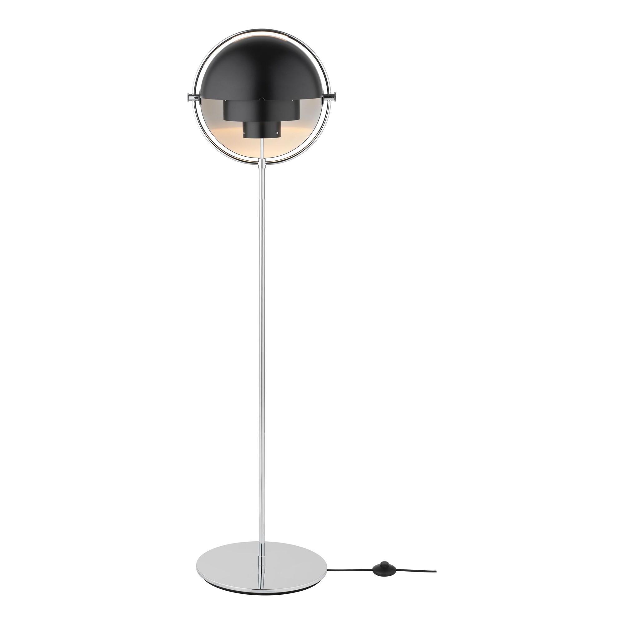 Multi-Lite Floor Lamp Frame Chrome