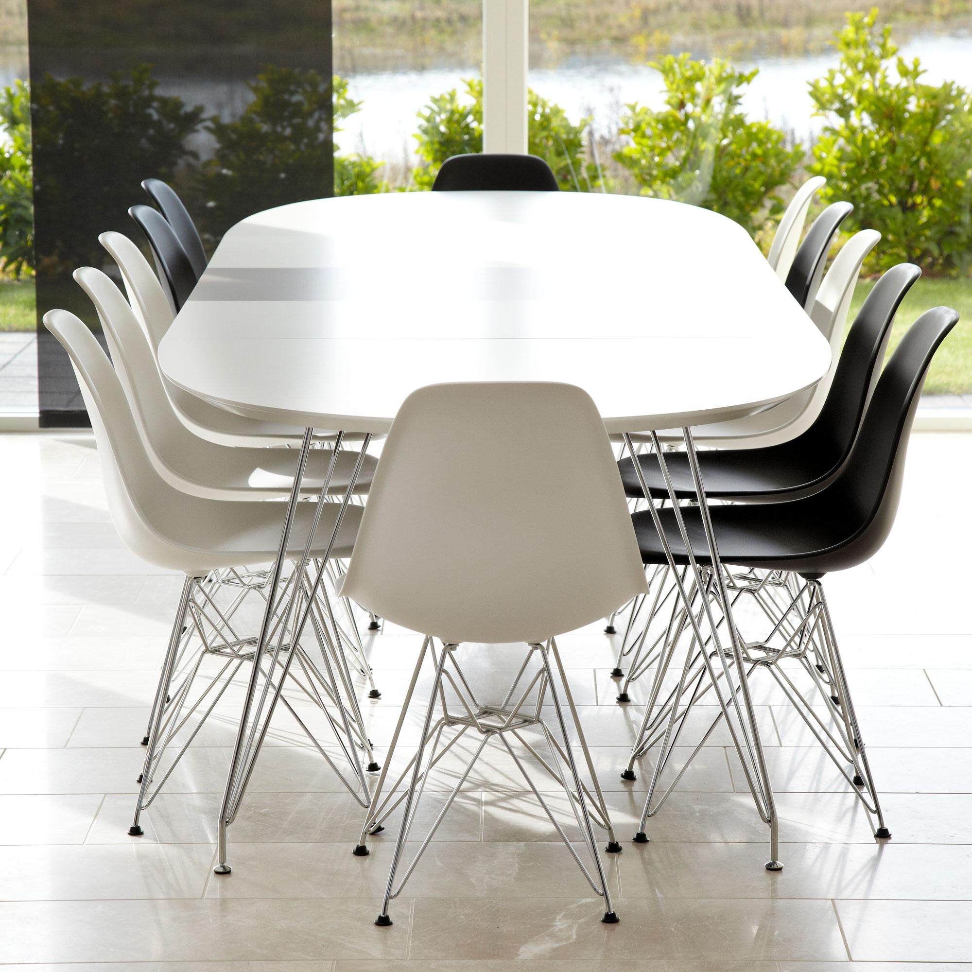 DK10 Dining Table Extentable Frame Chrome