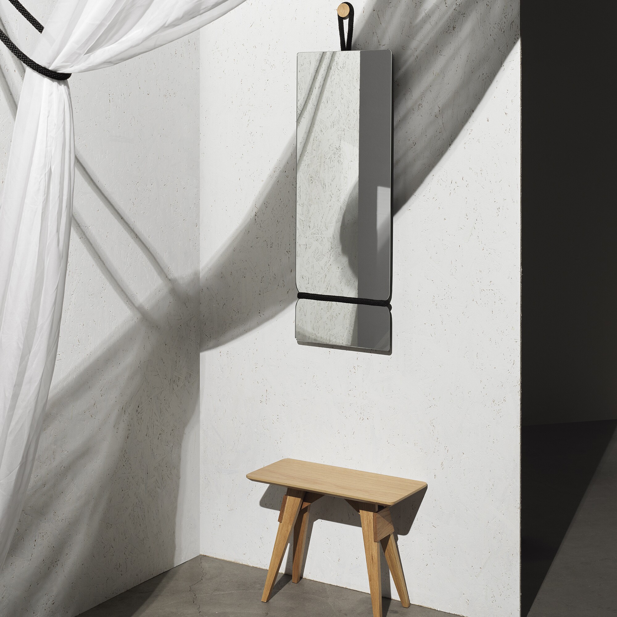 Lasso Wall Mirror Long 95x35cm