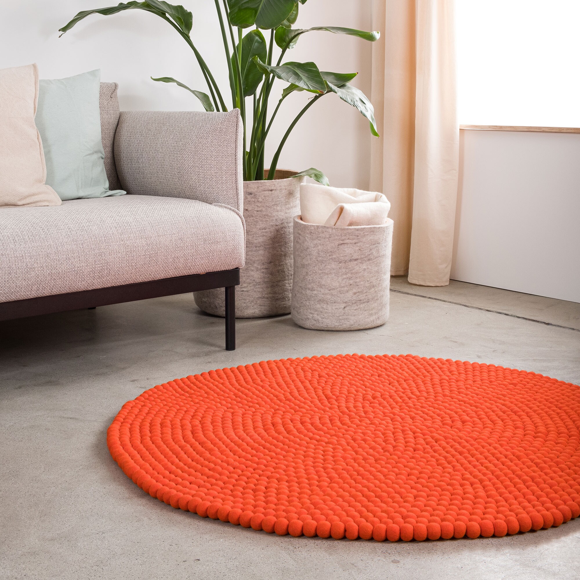 Mats Felt Ball Rug