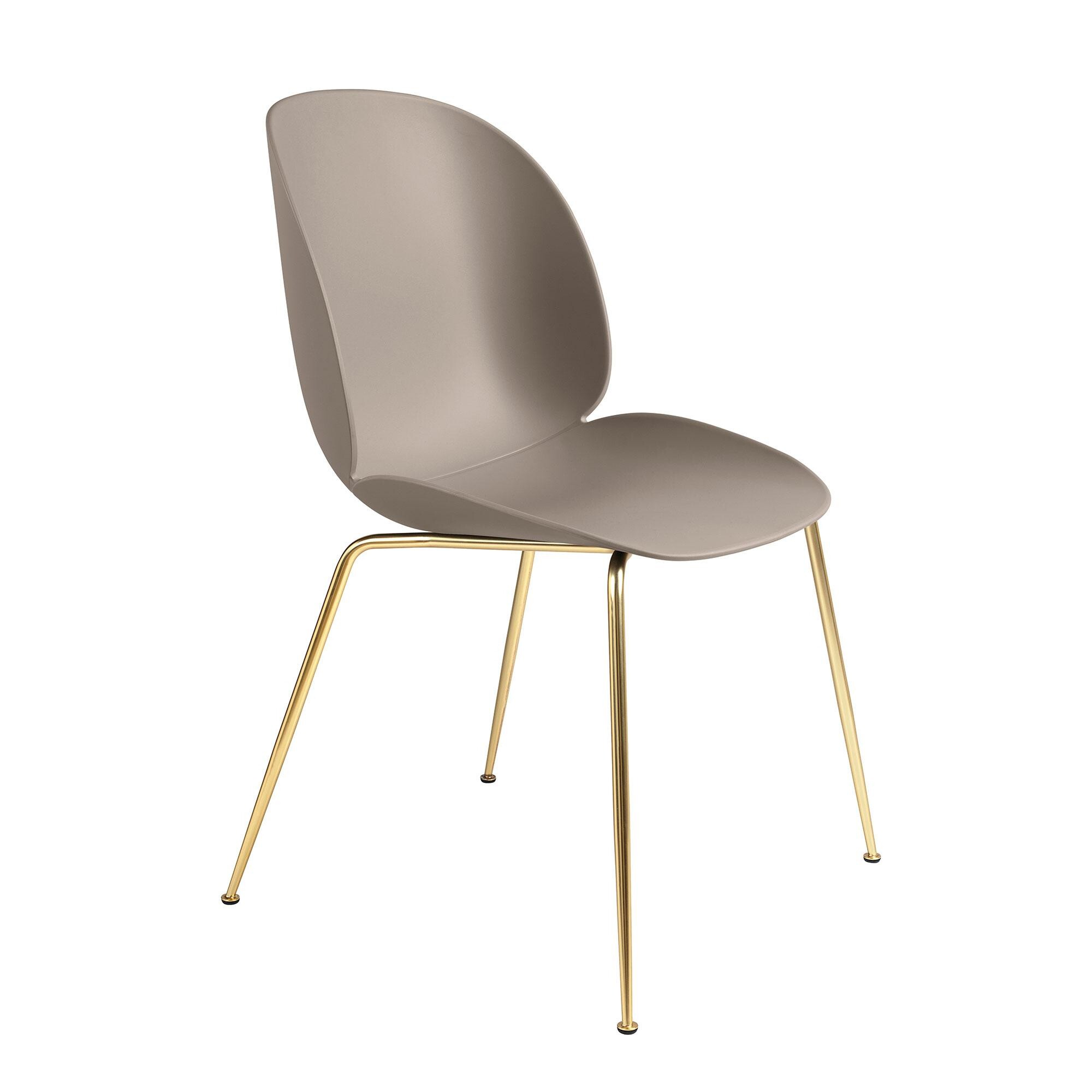 Beetle Dining Chair Frame Brass