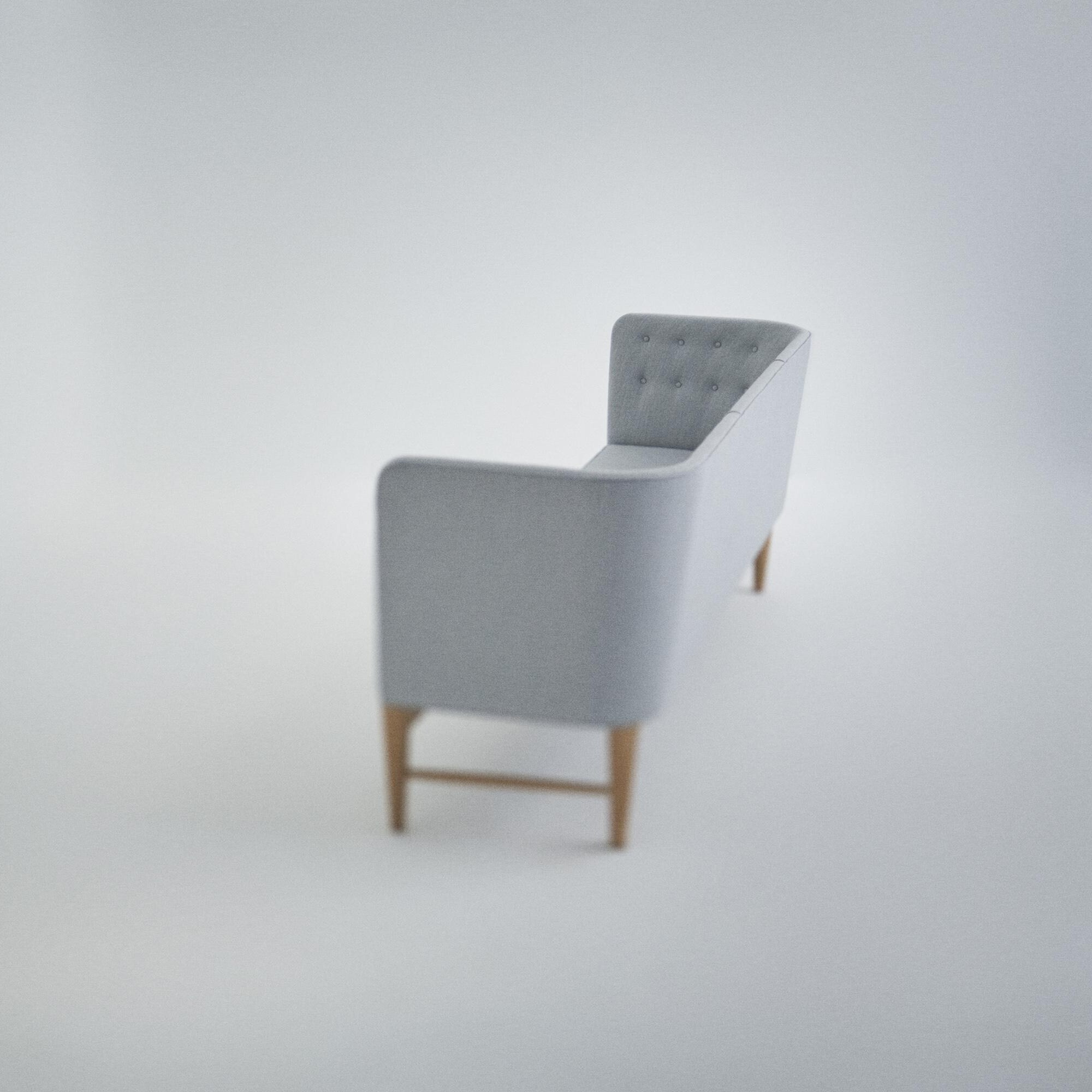 Mayor AJ5 3-Seater Sofa Oak Base