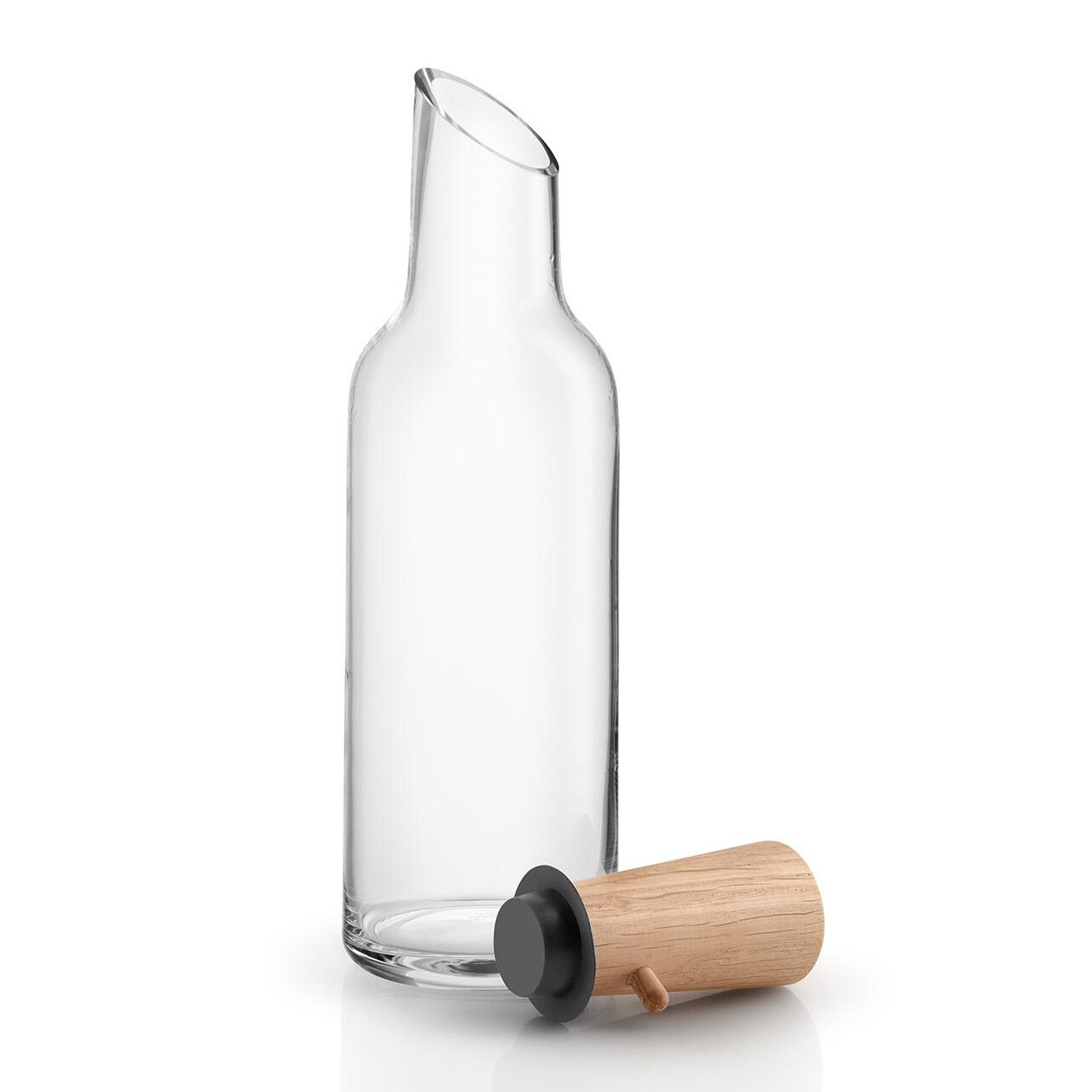 Glass Carafe with Wooden Stopper