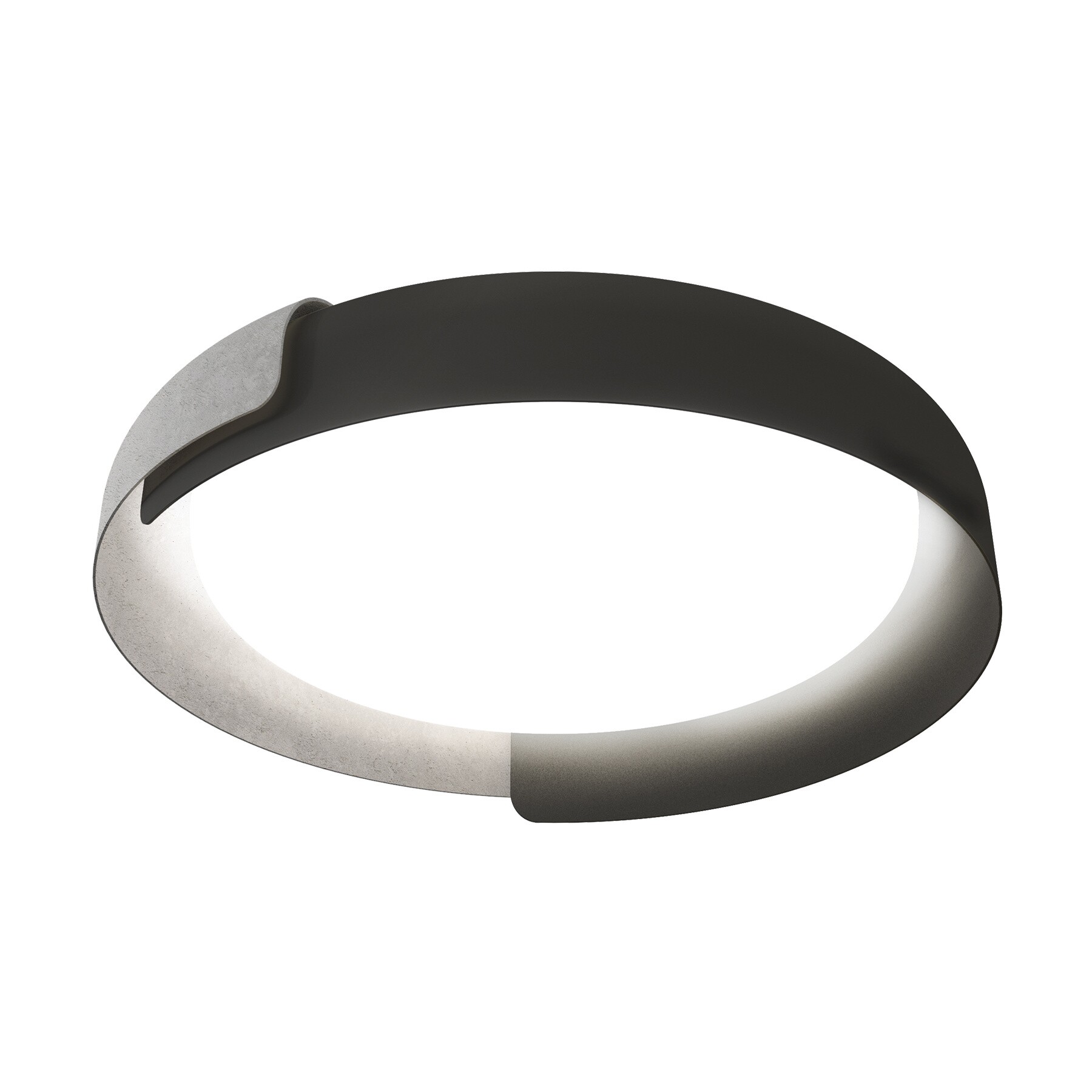 Dala LED Ceiling Lamp Concrete Finish