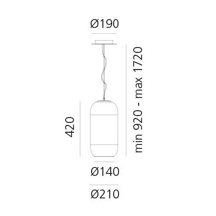 Gople Sospensione Suspension Lamp