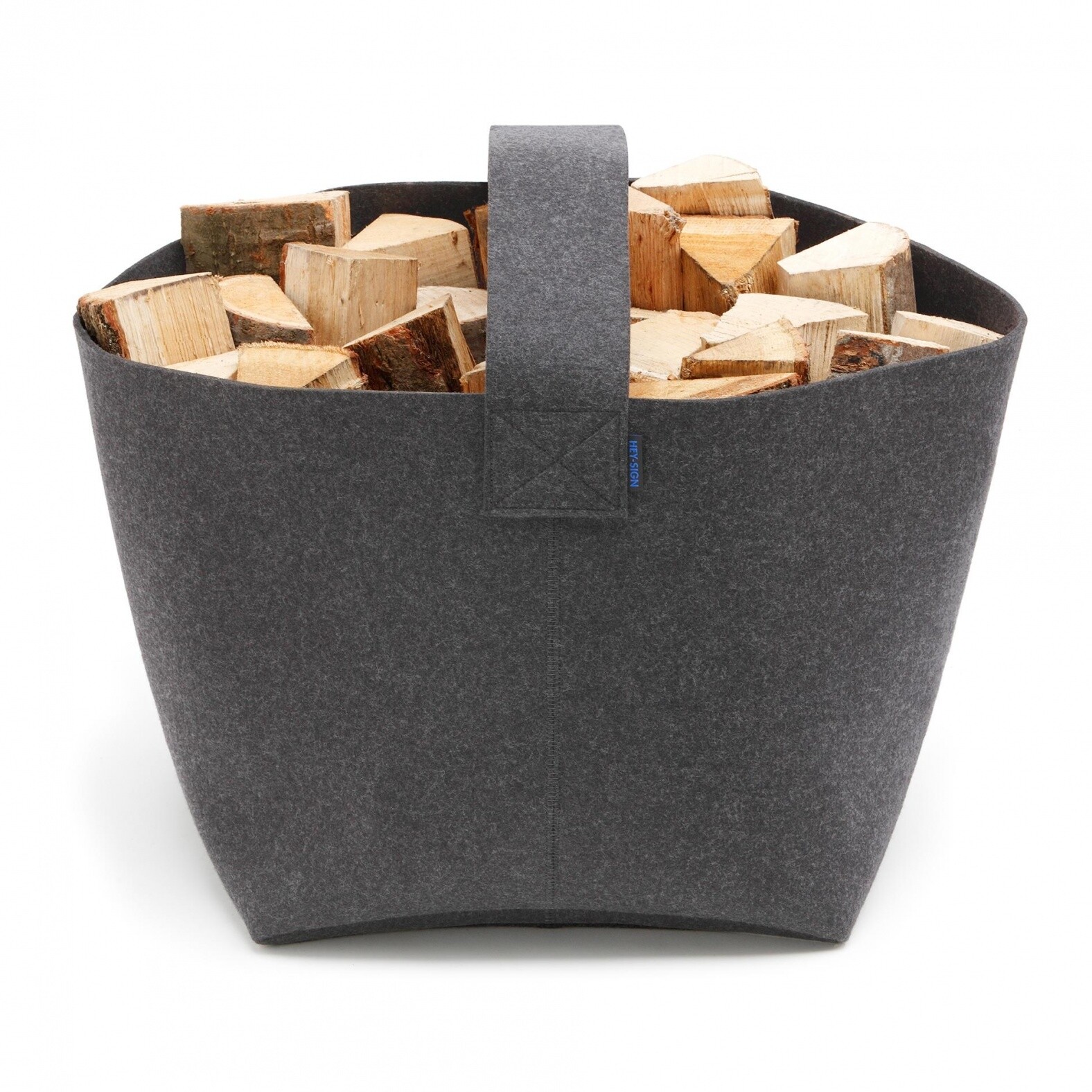 Felt Fire Wood Basket 48x50cm