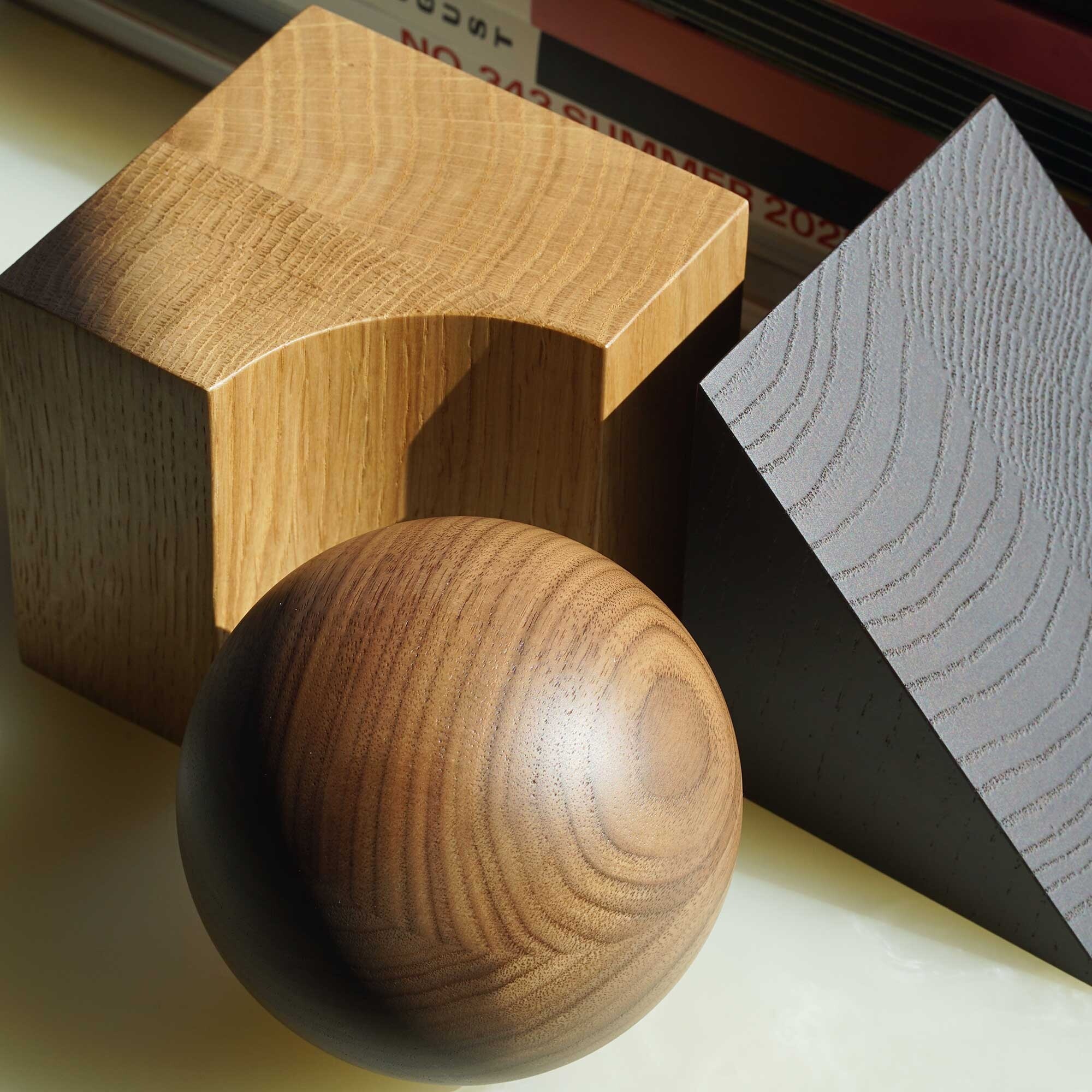 August Wooden Elements Set of 3