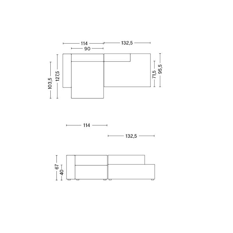 Mags 2,5 Seater Sofa 246x127.5cm