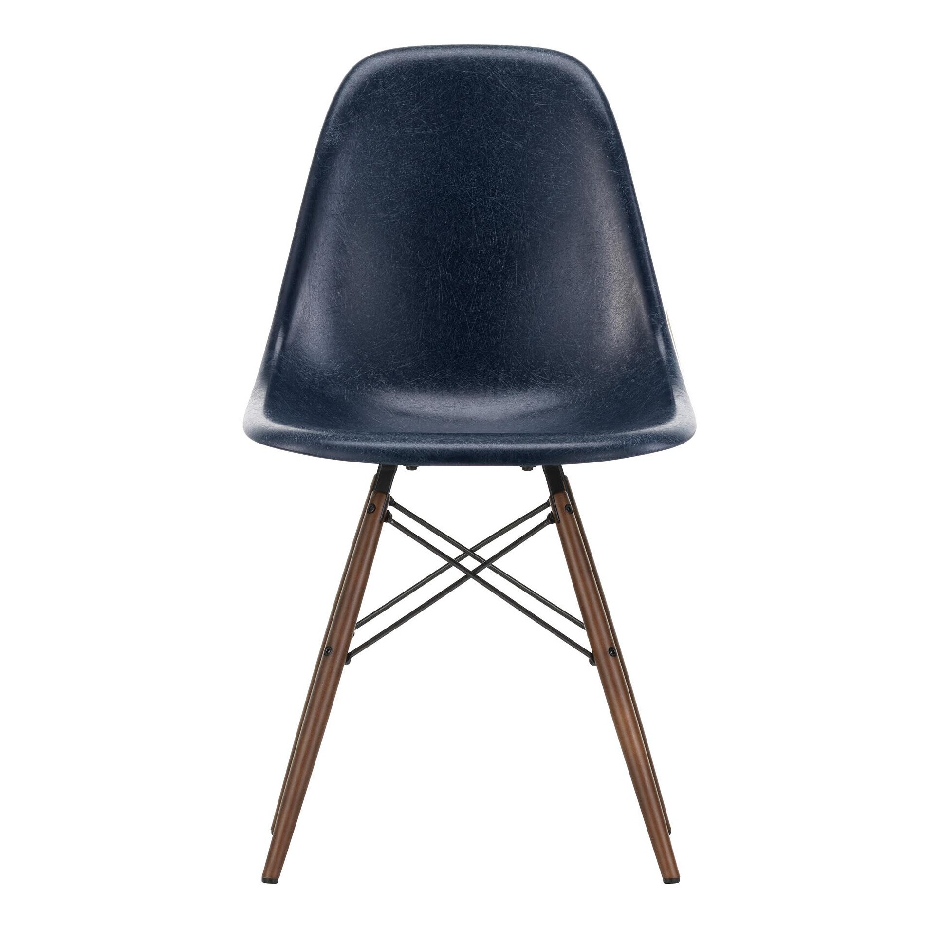 Eames Fiberglass Side Chair DSW Dark Maple