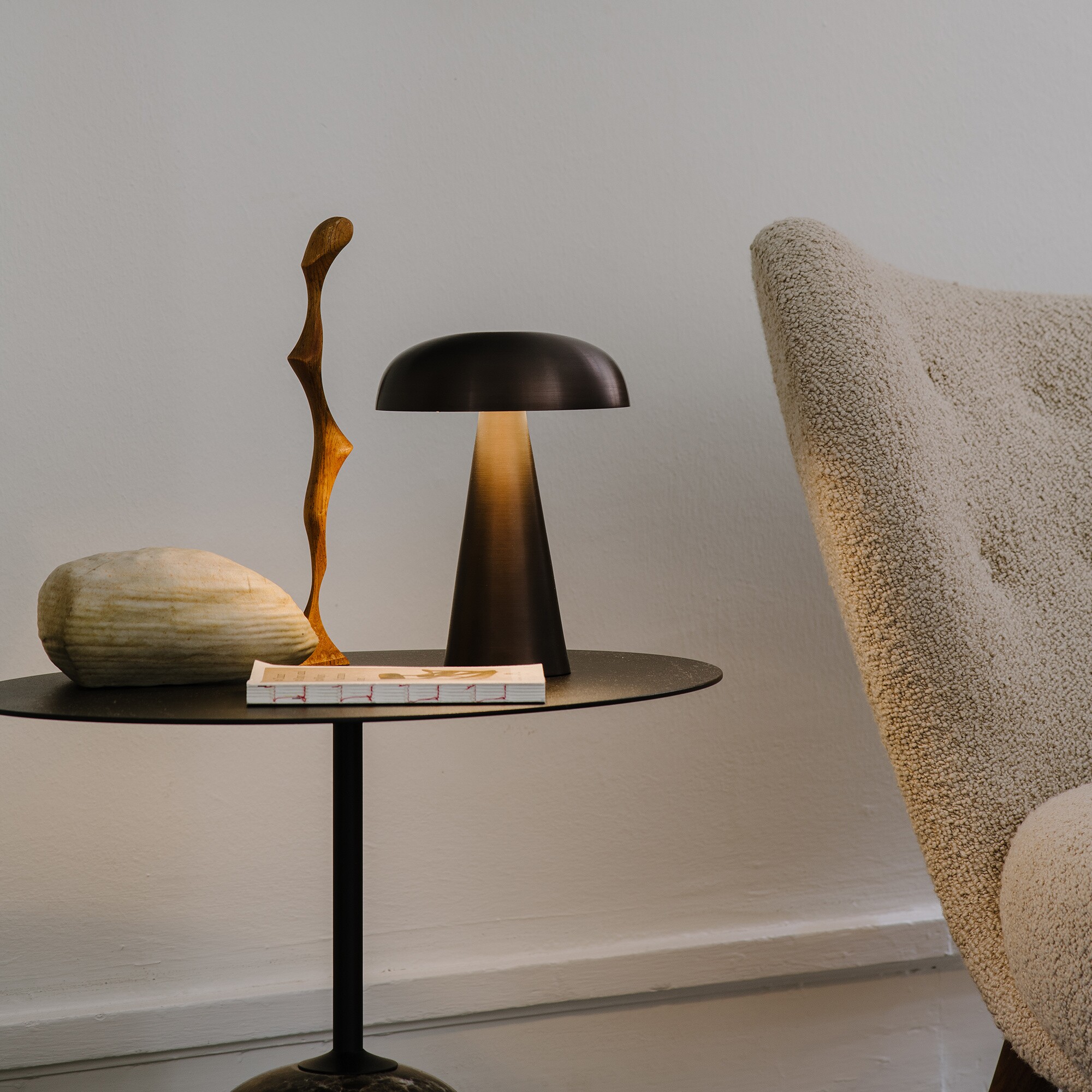 Lato LN9 Side Table Top Wood Oval