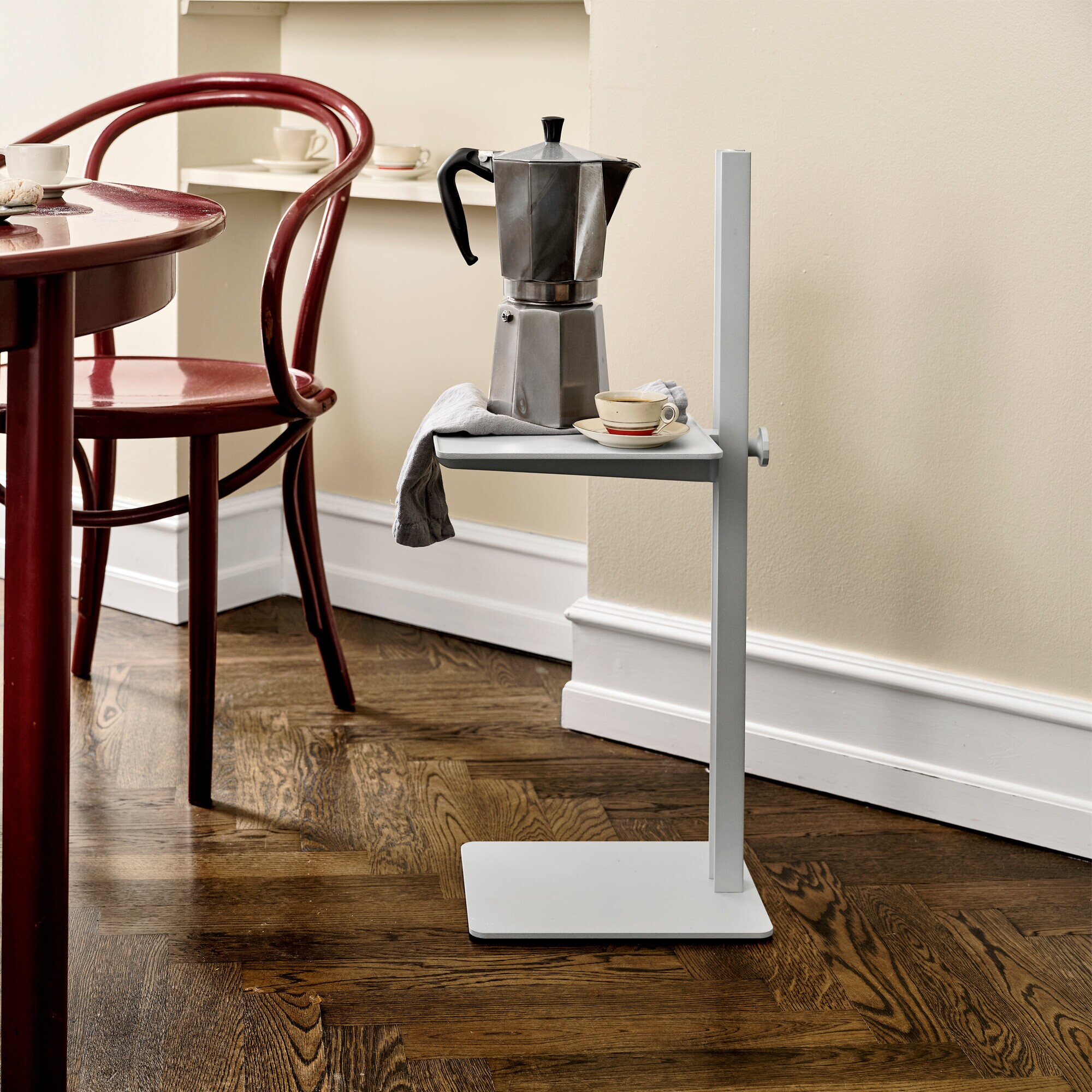 Museum Side Table Height Adjustable