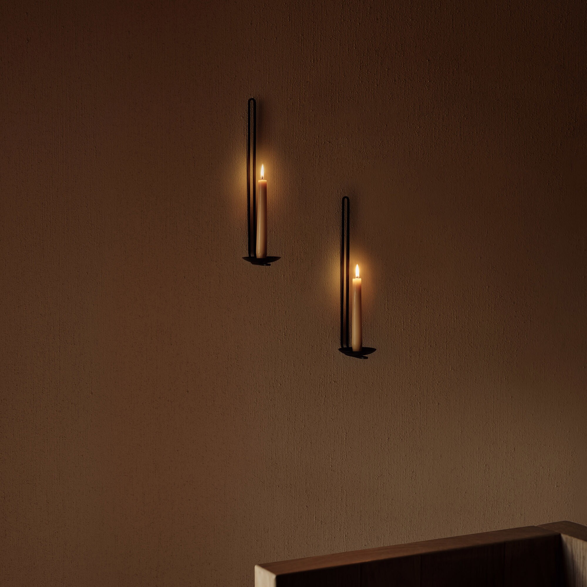 Clip Wall Candle Holder H 34cm