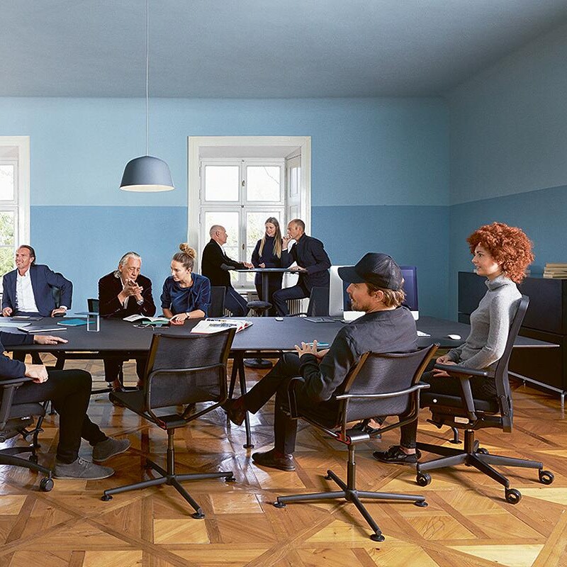 D1 Office Chair Four-Legged Frame