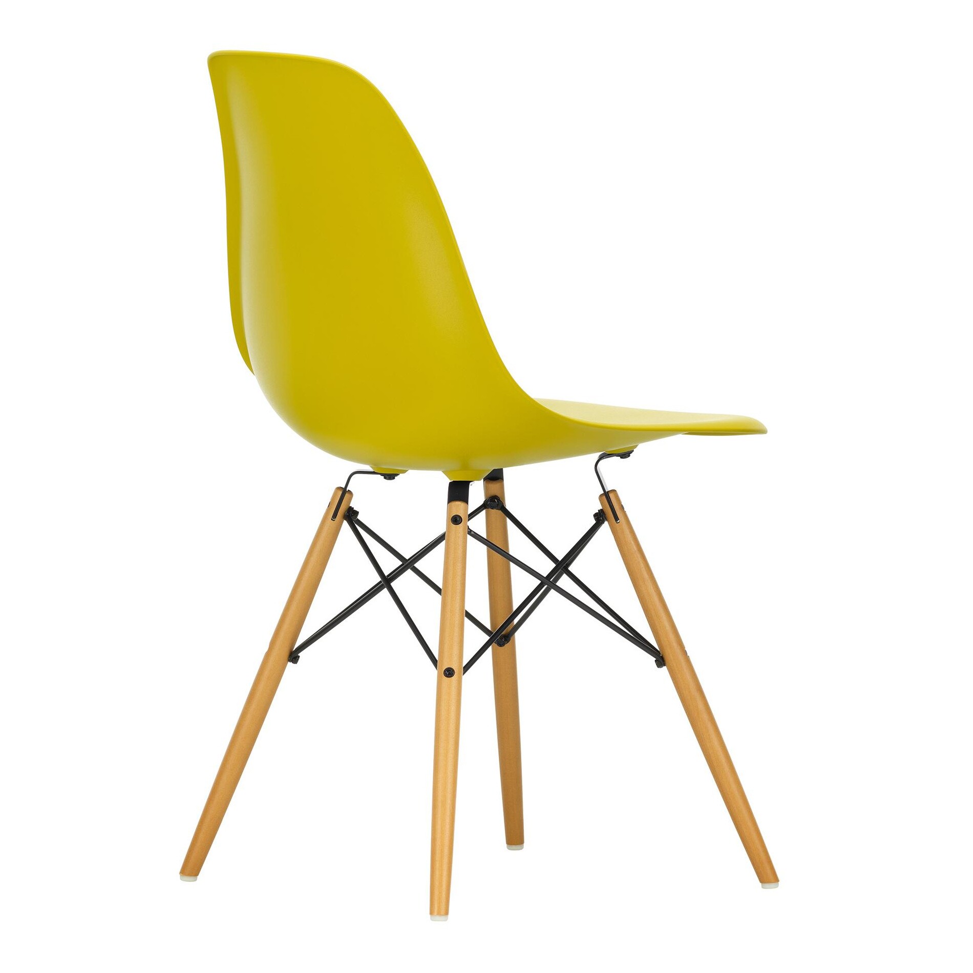 Eames Plastic Side Chair DSW RE Golden Maple