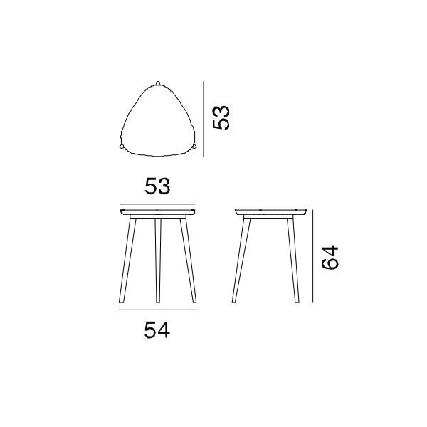 Brick 244 Side Table