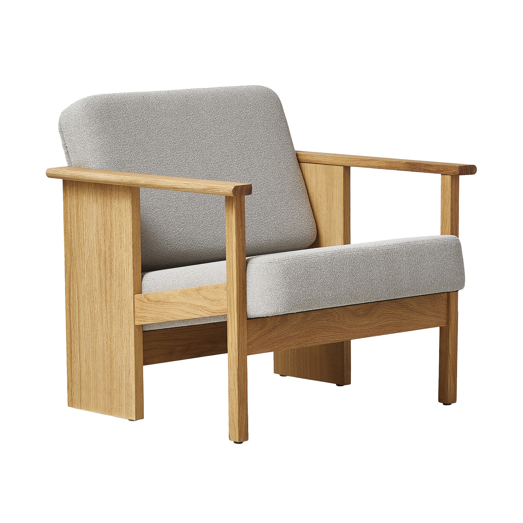 Block Lounge Chair Oak Oiled