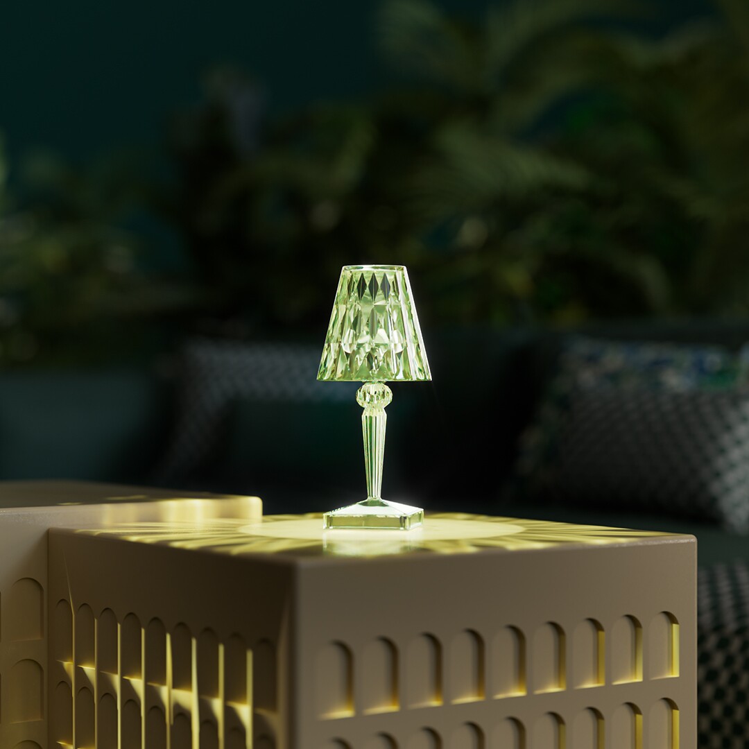 Battery LED Outdoor Table Lamp with Battery  H 26