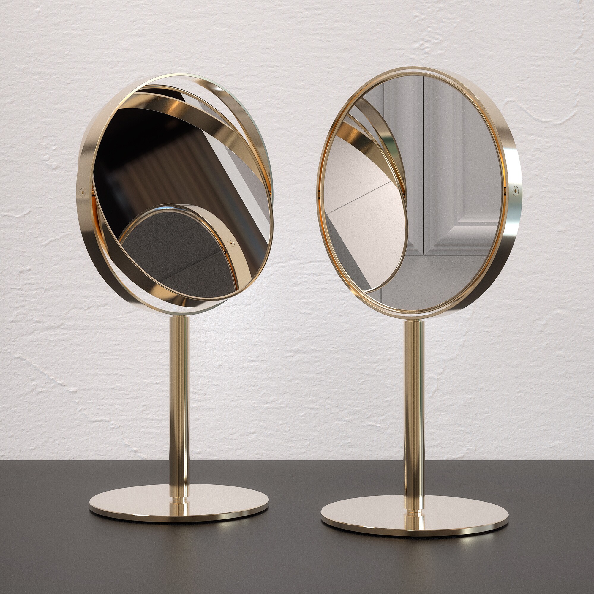 Nova2 1943 Cosmetic Mirror with 5x Magnification