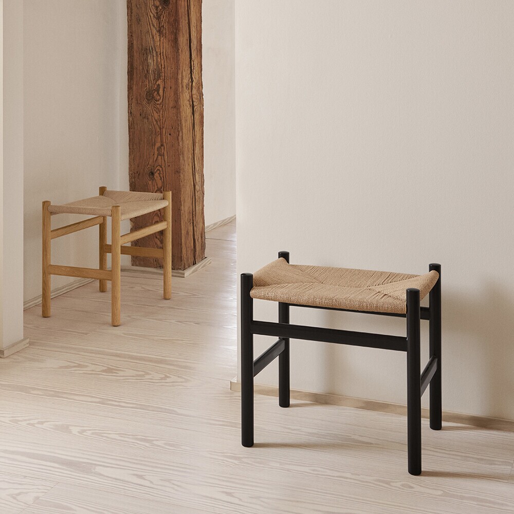 CH53 Soft Tones Footstool Frame Beech