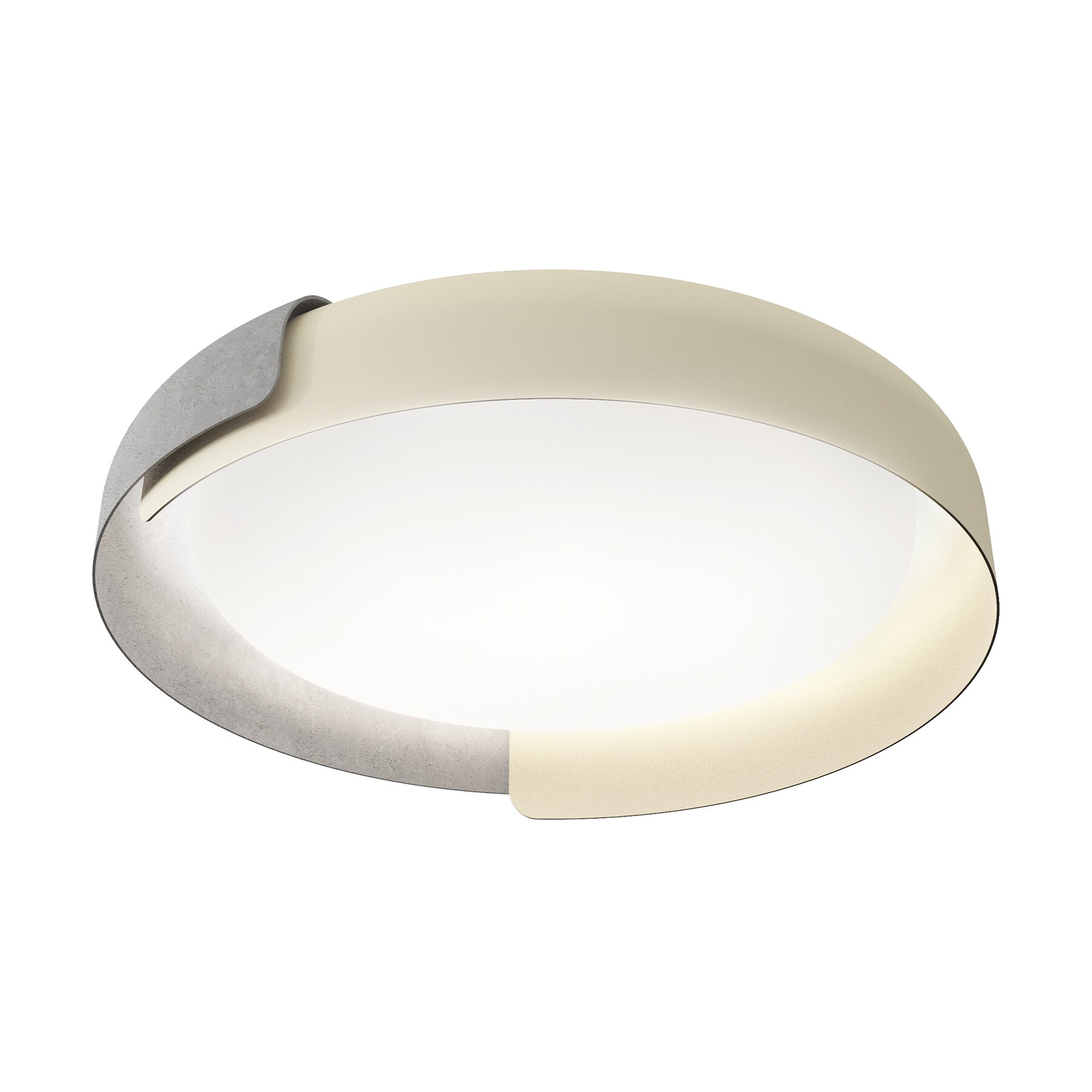 Dala LED Ceiling Lamp Concrete Finish